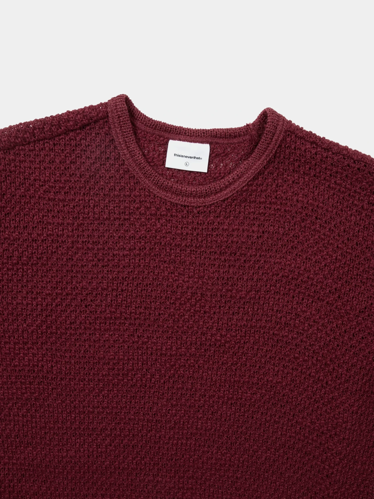 Свитер thisisneverthat Wool Crochet Knit Red