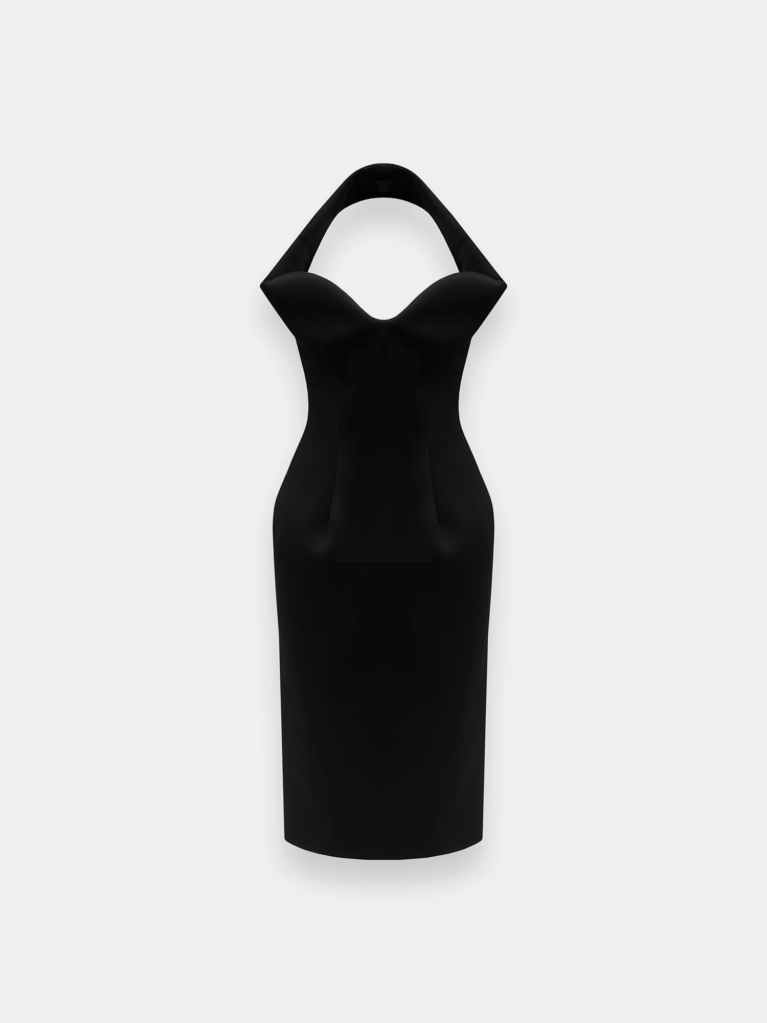 Женское платье MUGLER Sculptural Black