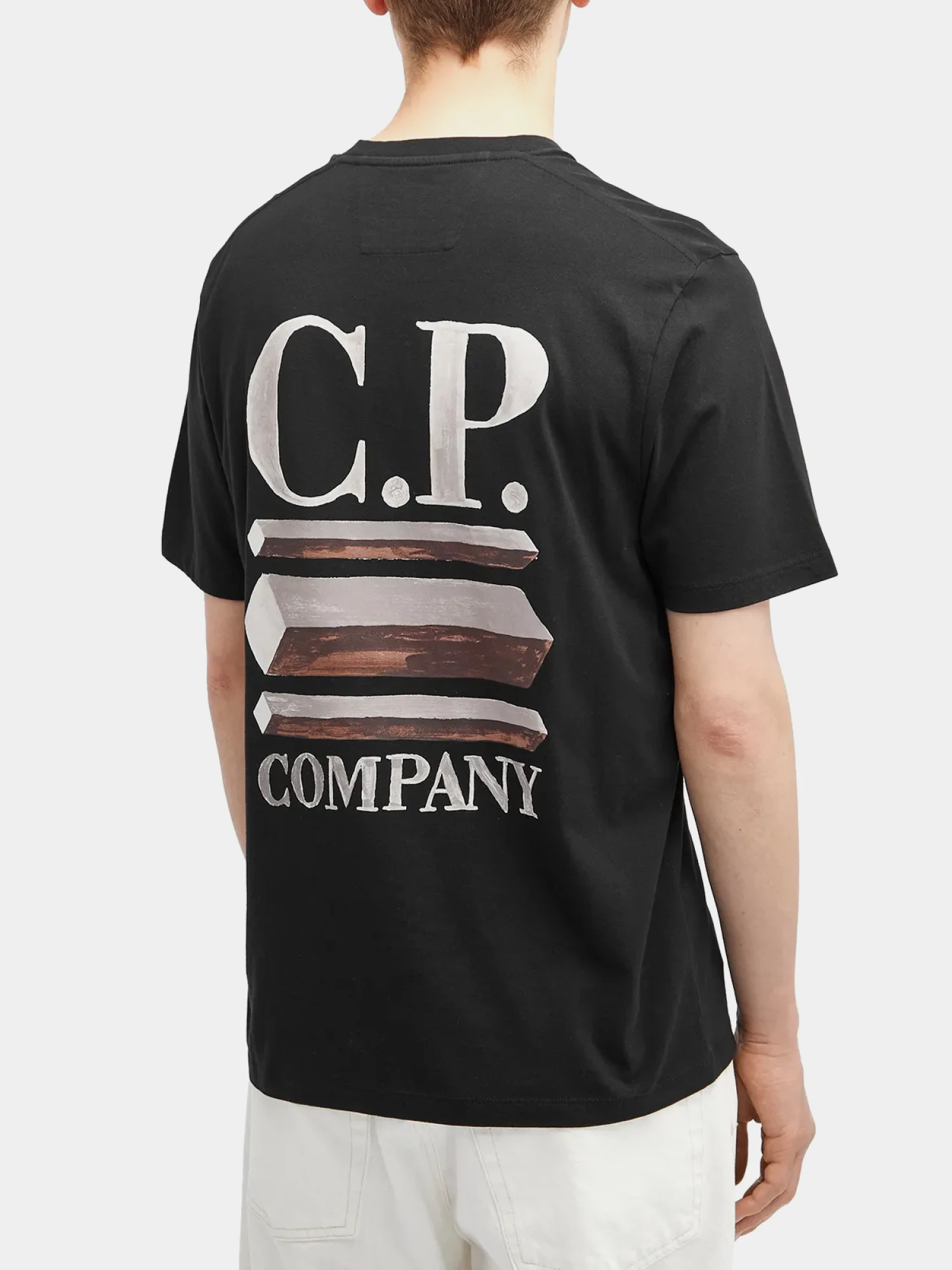 Футболка C.P. Company 30/1 Graphics Logo Black