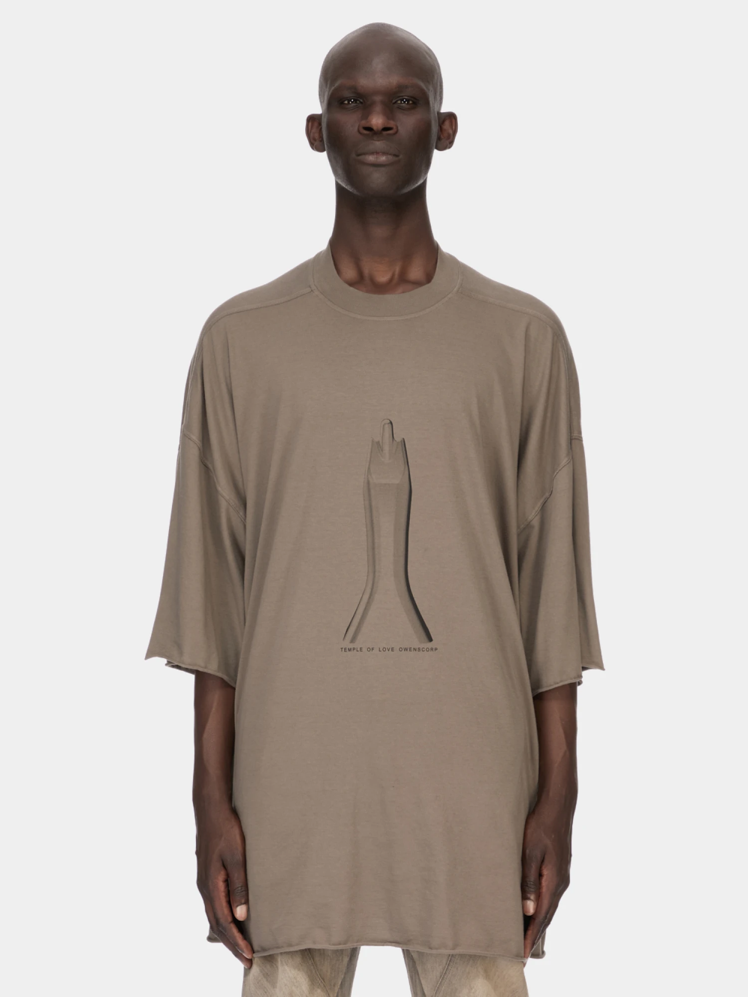 Футболка RICK OWENS DRKSHDW Tommy T Dust/Black