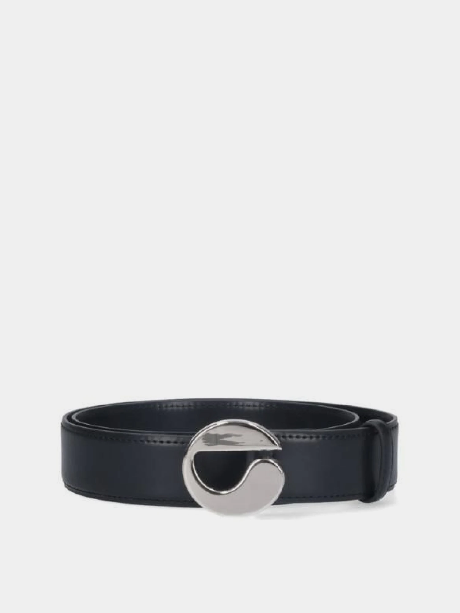 Ремень Coperni COPERNI Logo Leather Belt Black