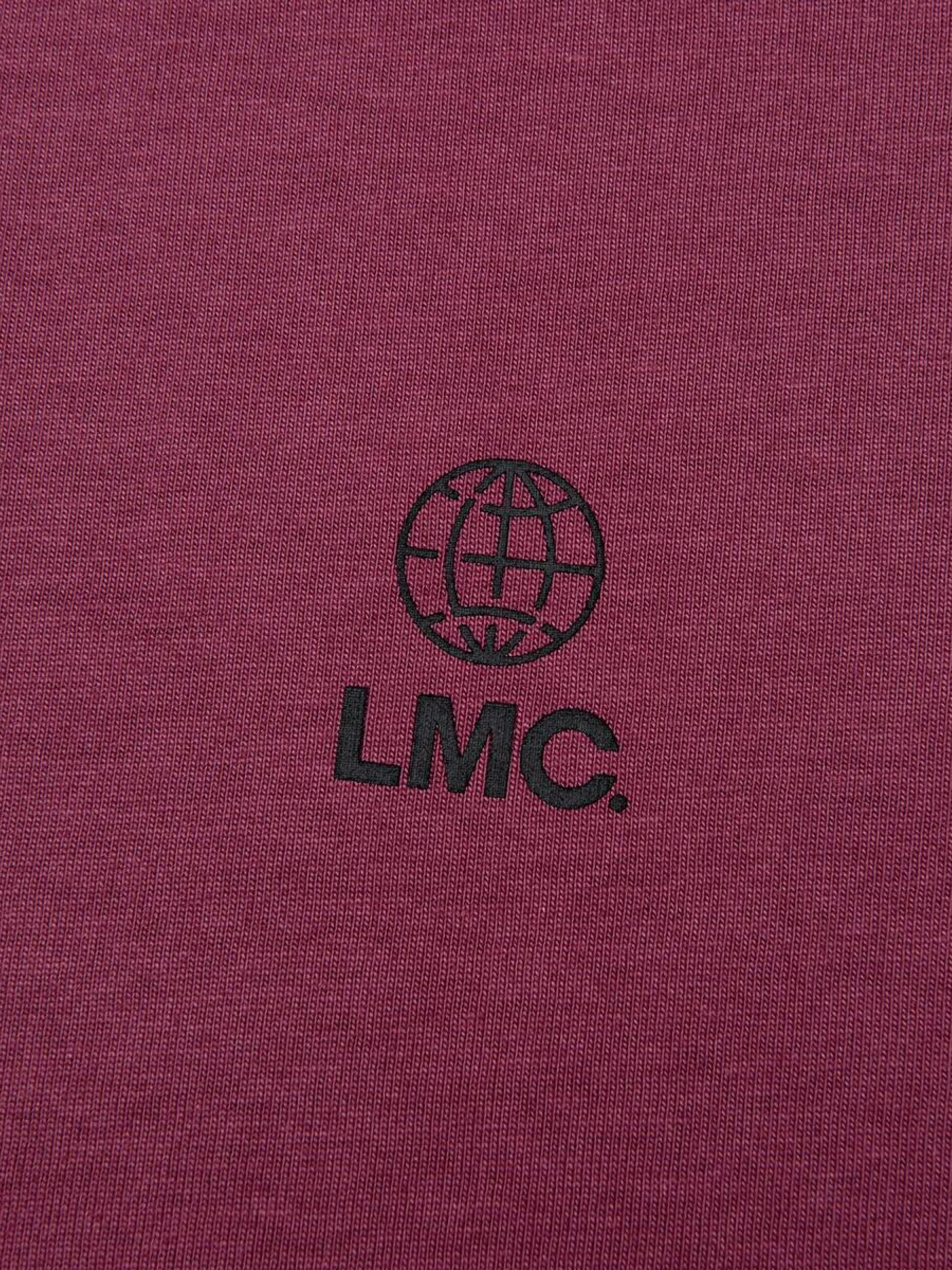 Футболка LMC OG Globe Tee Dark Pink