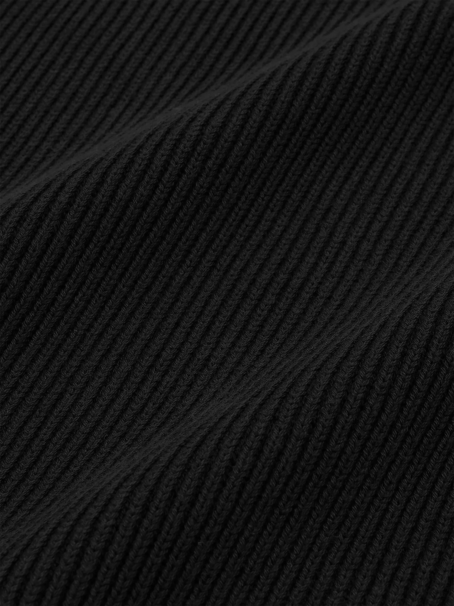 Свитер C.P. Company Full Rib Half Zipped Black Sand