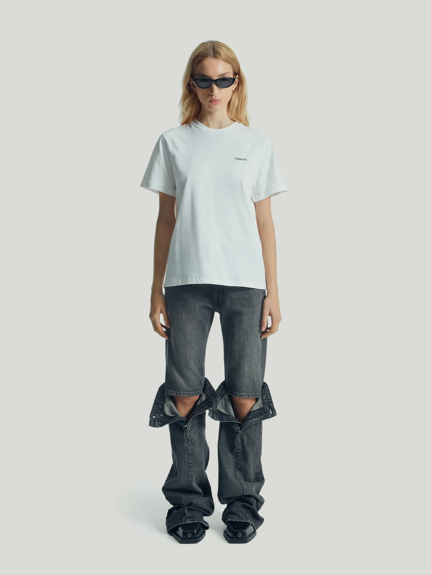 Футболка Coperni Logo Boxy T-Shirt White