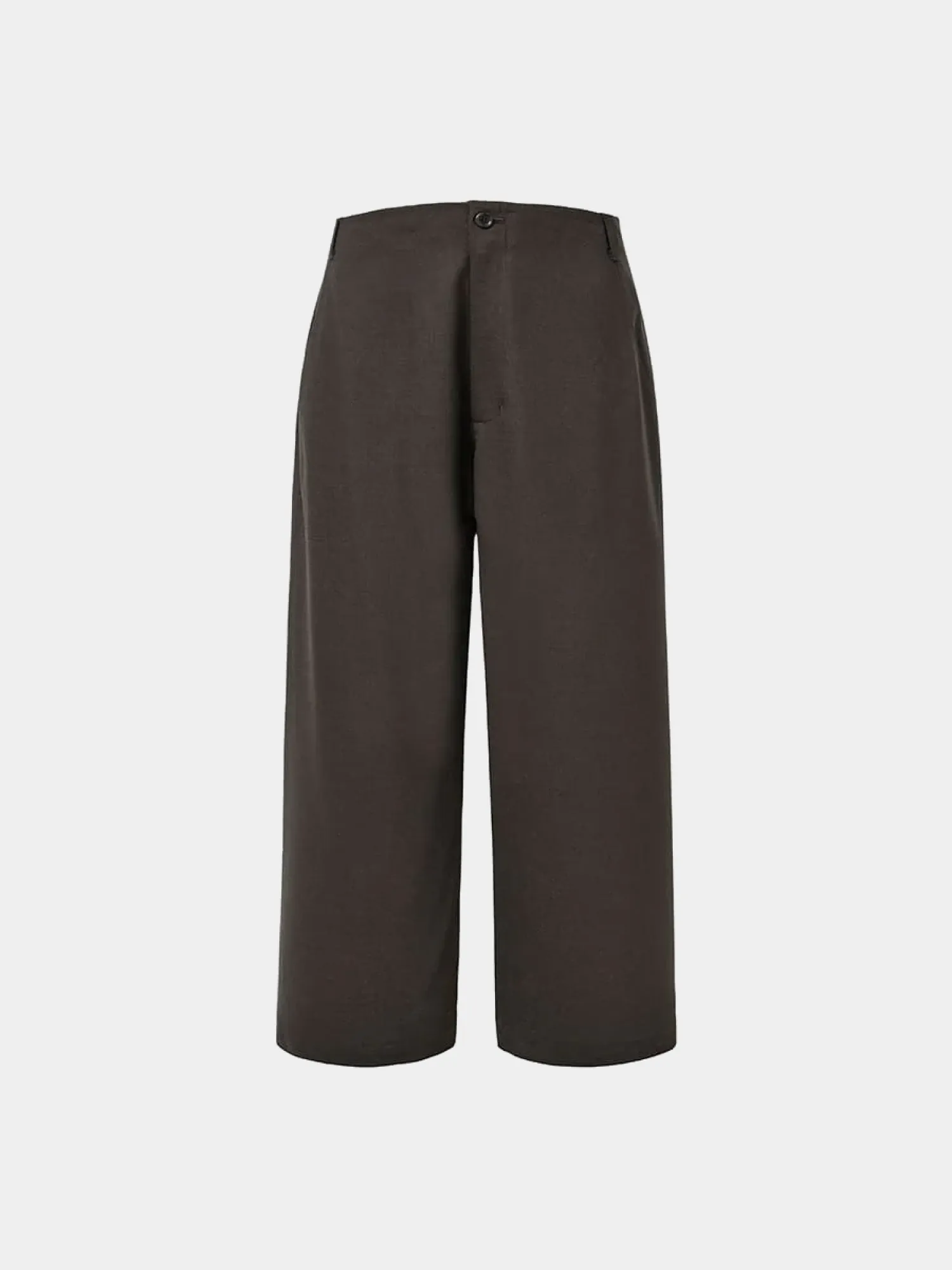 Брюки AMOMENTO Wool Wide Pants Dark Brown