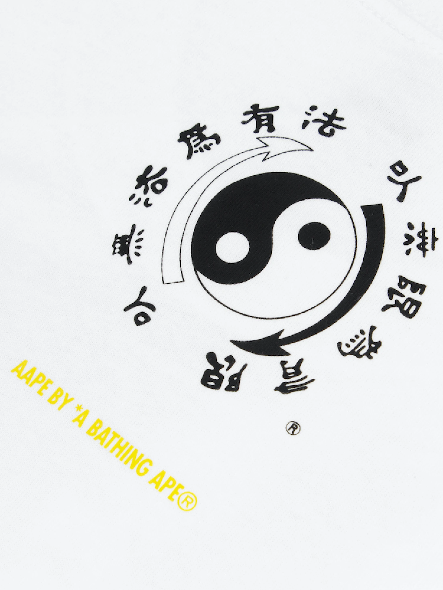 Футболка AAPE x Bruce Lee Graphic White