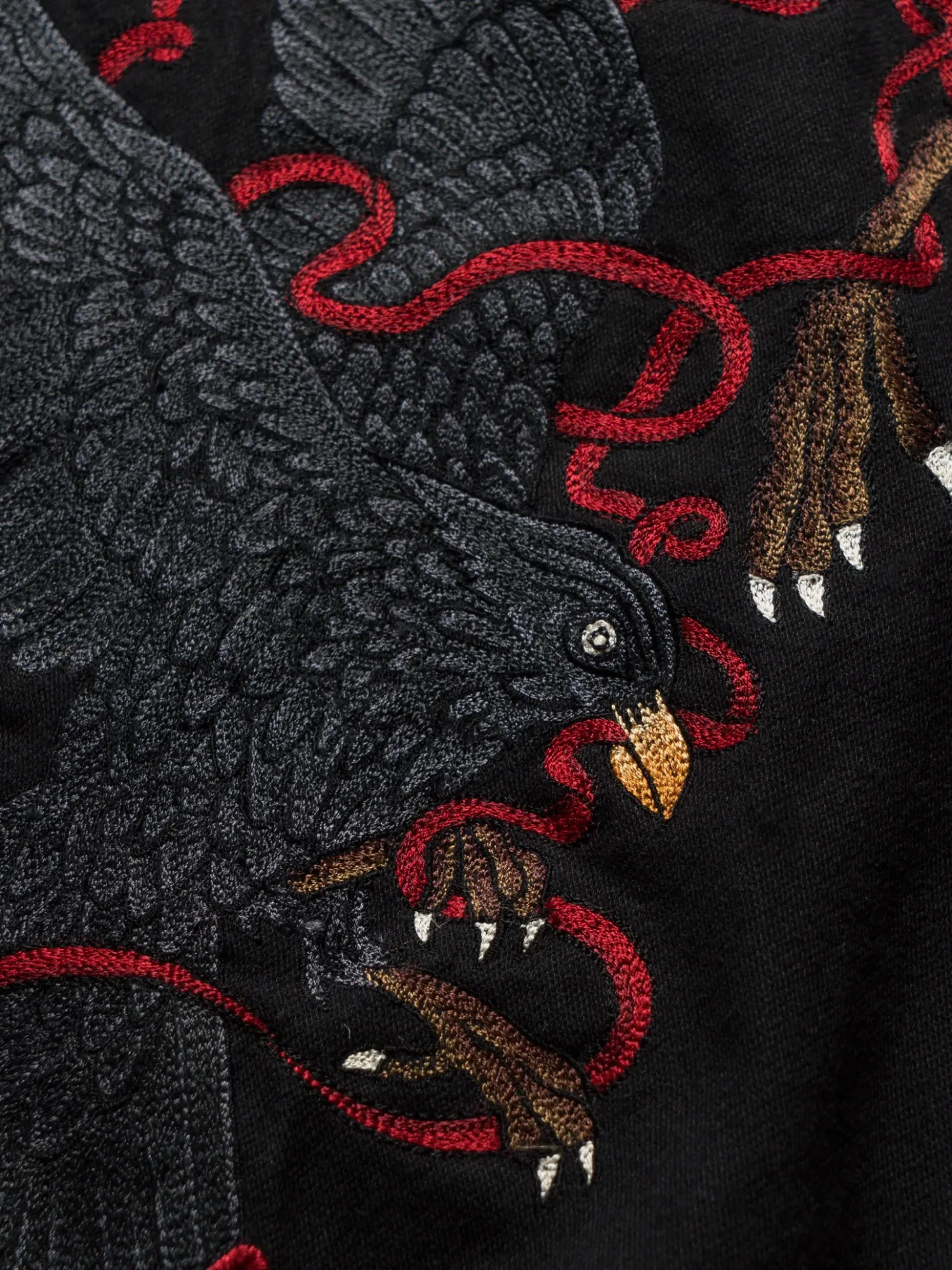 Бомбер MAHARISHI 6101 Crow & Heron M42 Flight Black