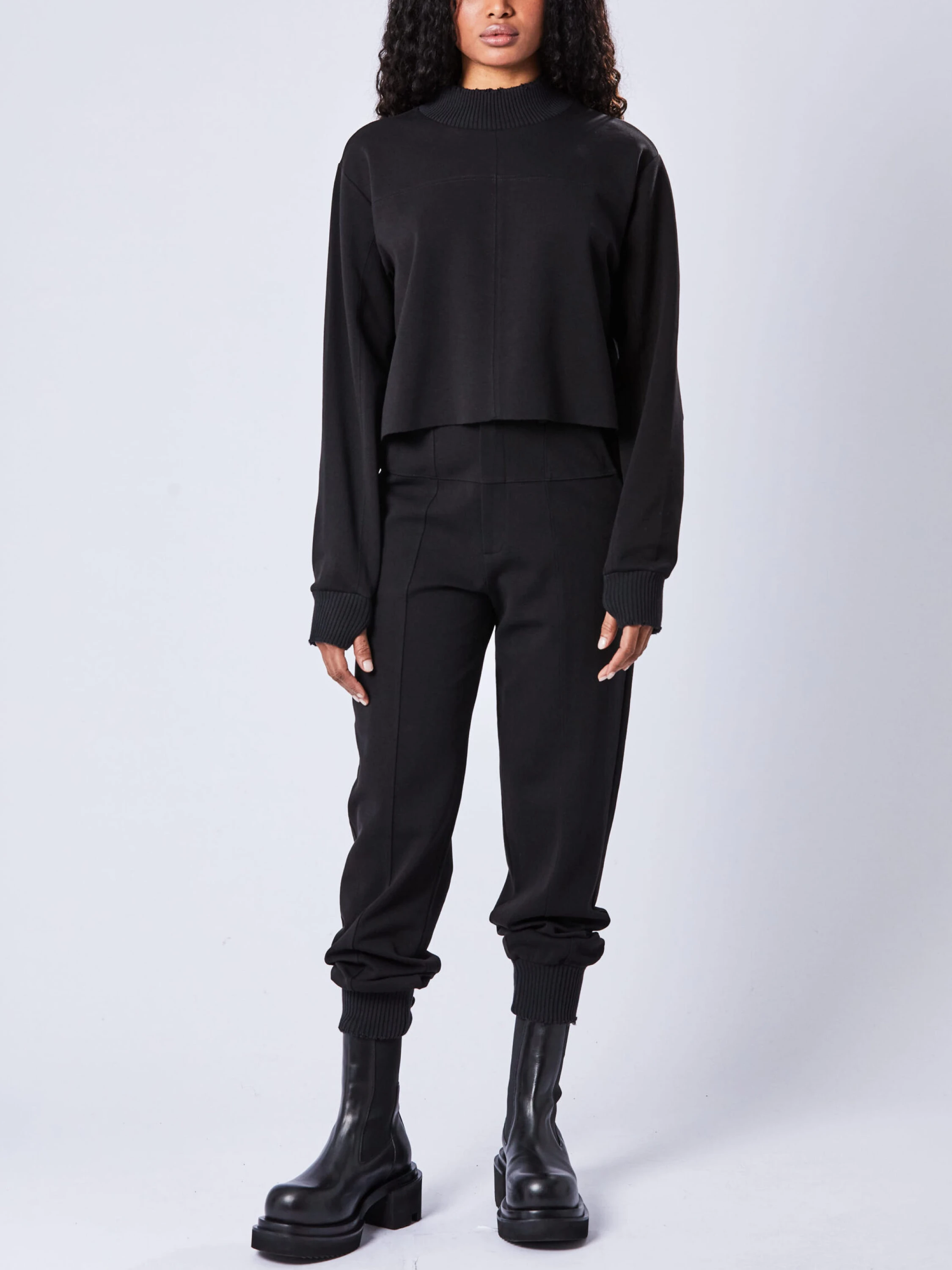 Женский свитшот thom/krom W S 229 Black