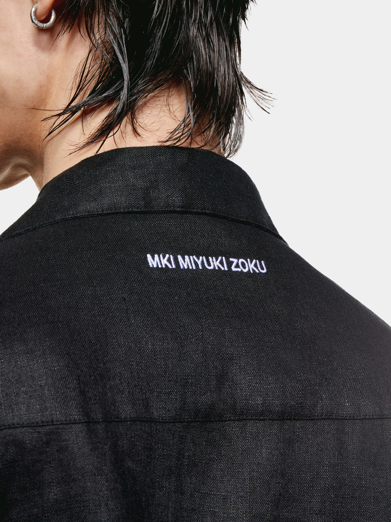 Рубашка MKI MIYUKI ZOKU Linen Box Dress Black