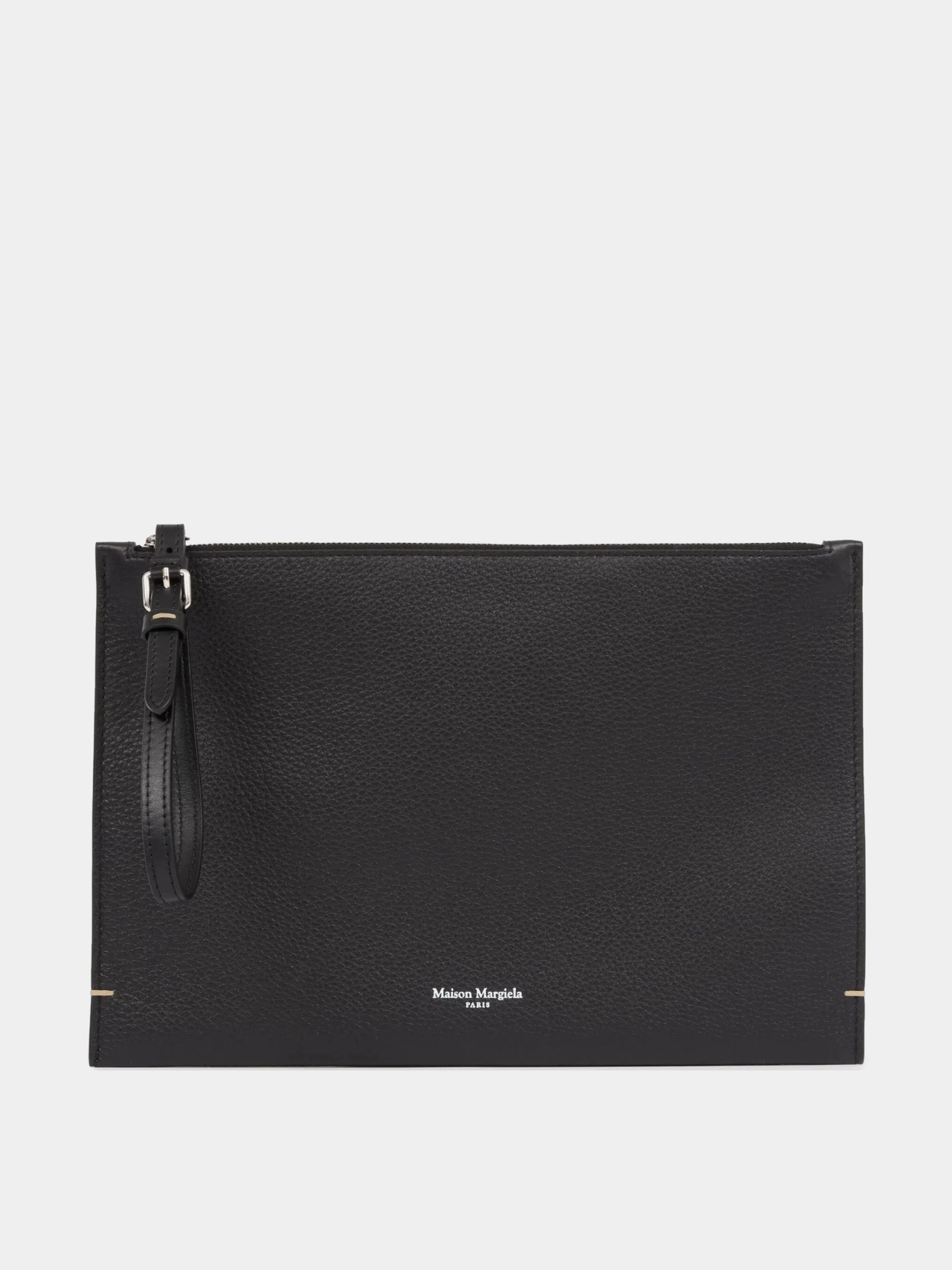 Клатч Maison Margiela Strap Logo Stitch Black