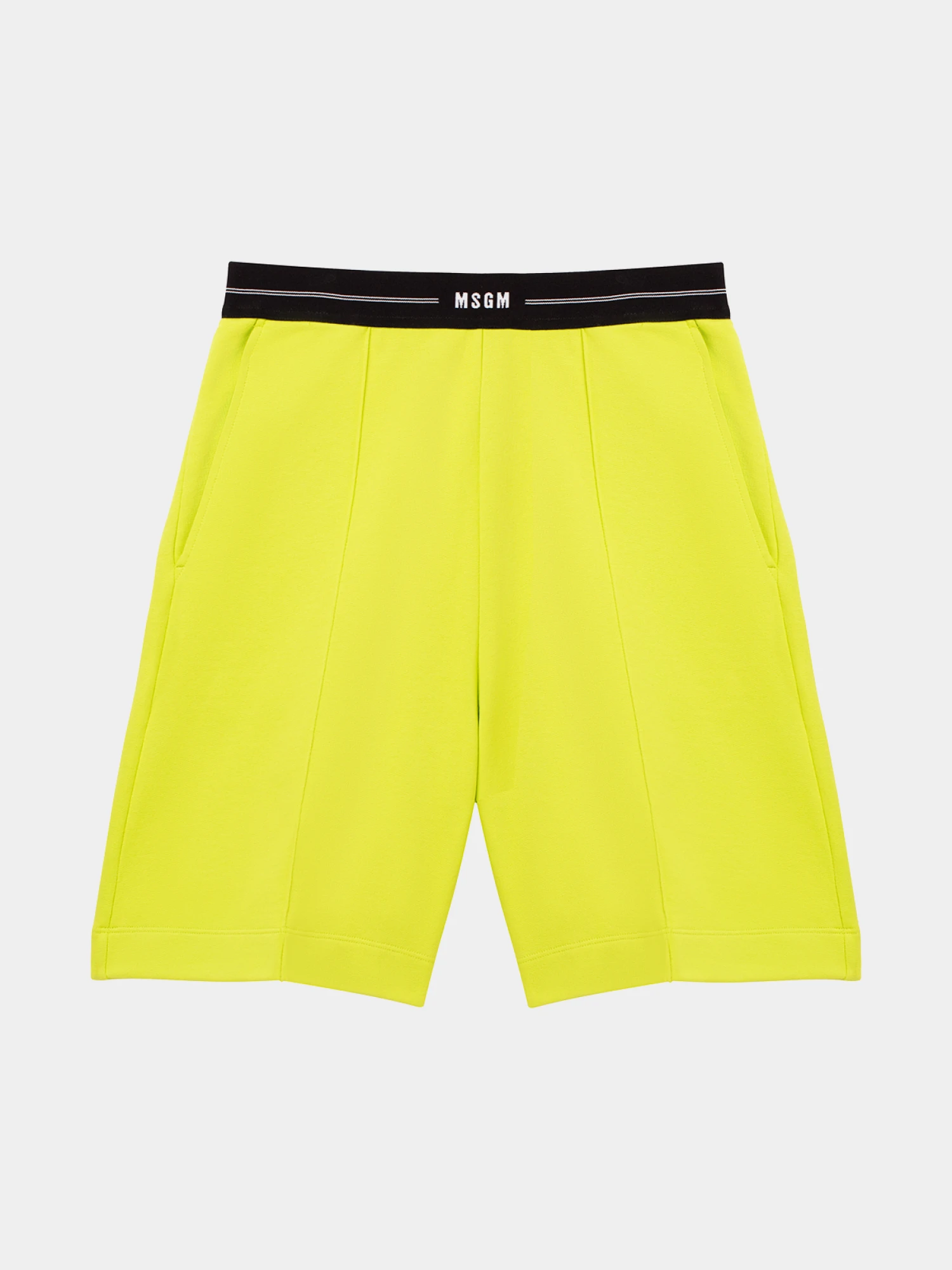 Шорты MSGM Elastic Micrologo Lime Green