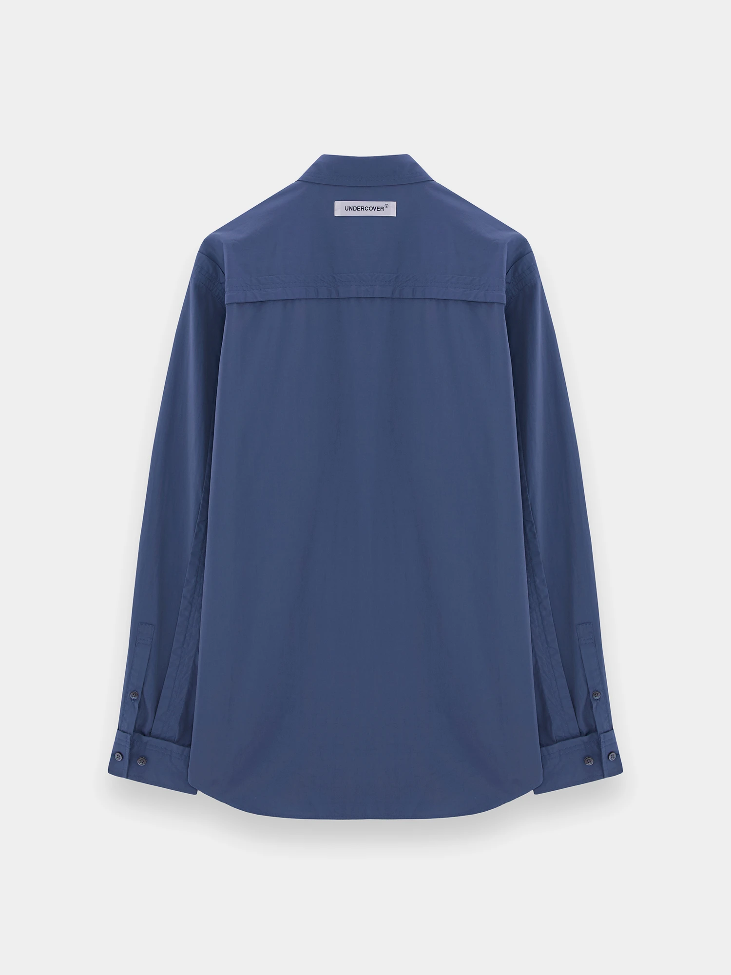 Рубашка UNDERCOVER Chambray Front Patch Gray Blue