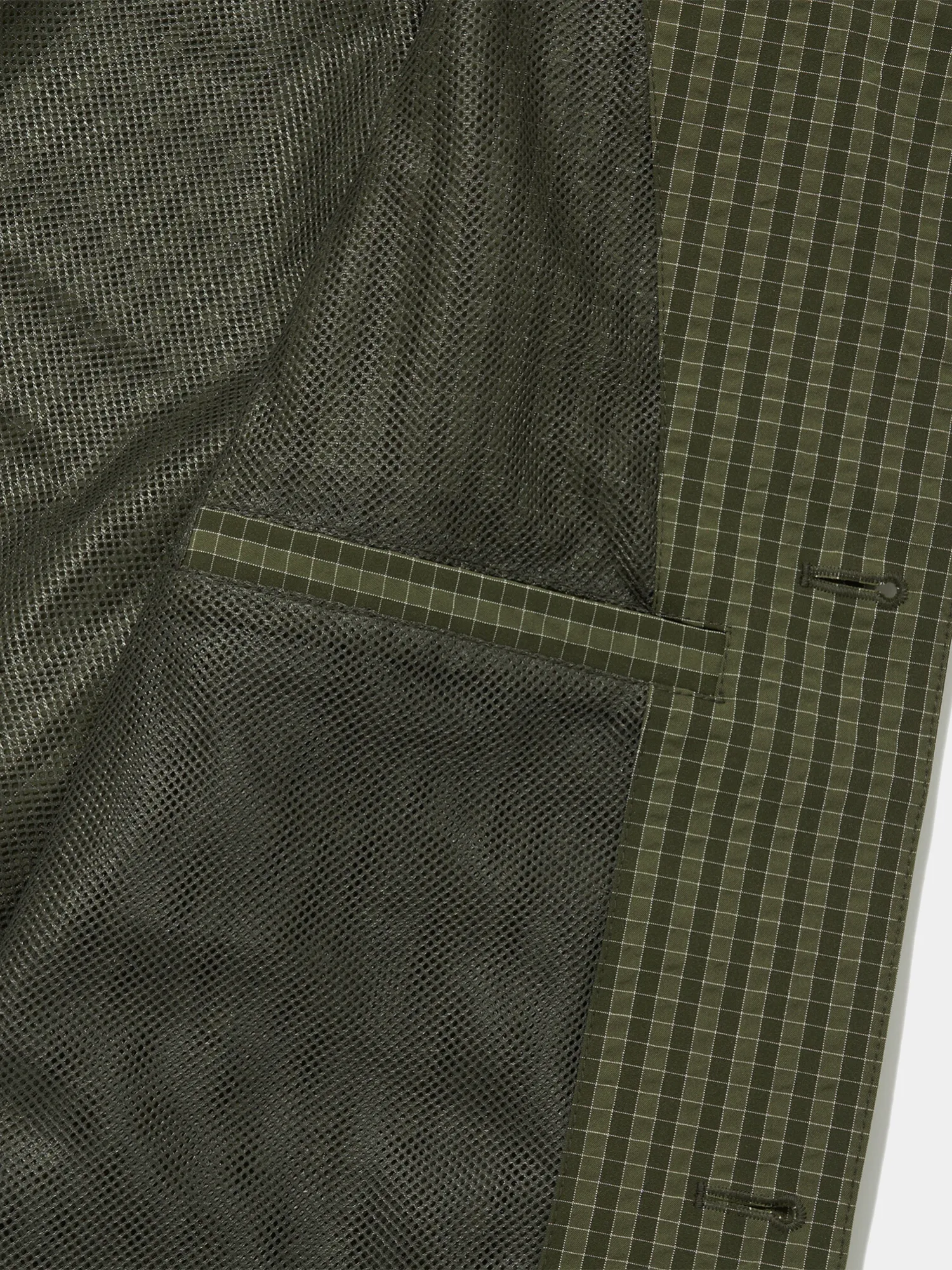 Бомбер MERELY MADE Premium Bubble Check Raglan Blouson Olive Check