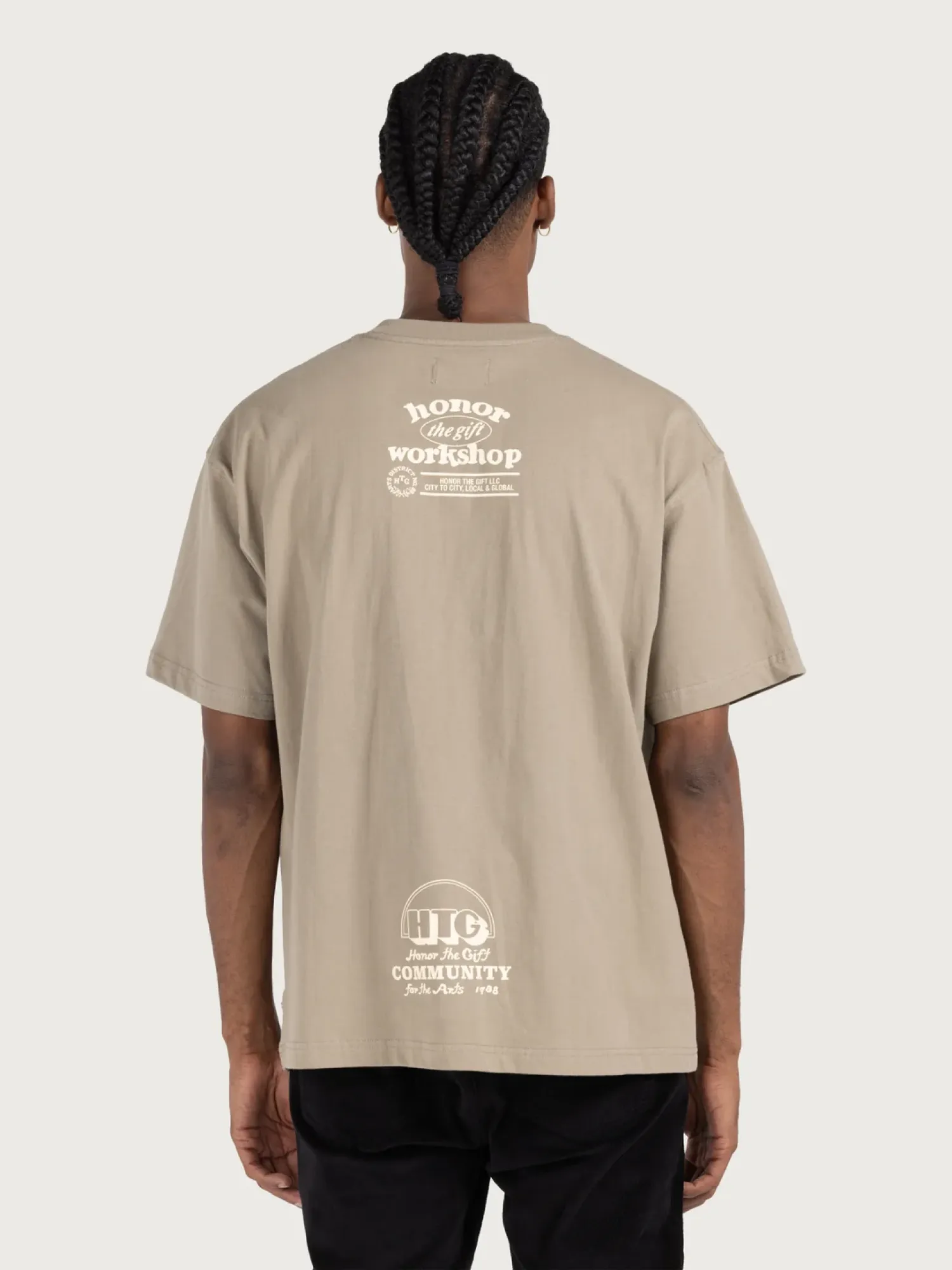 Футболка HONOR THE GIFT Why Not Taupe