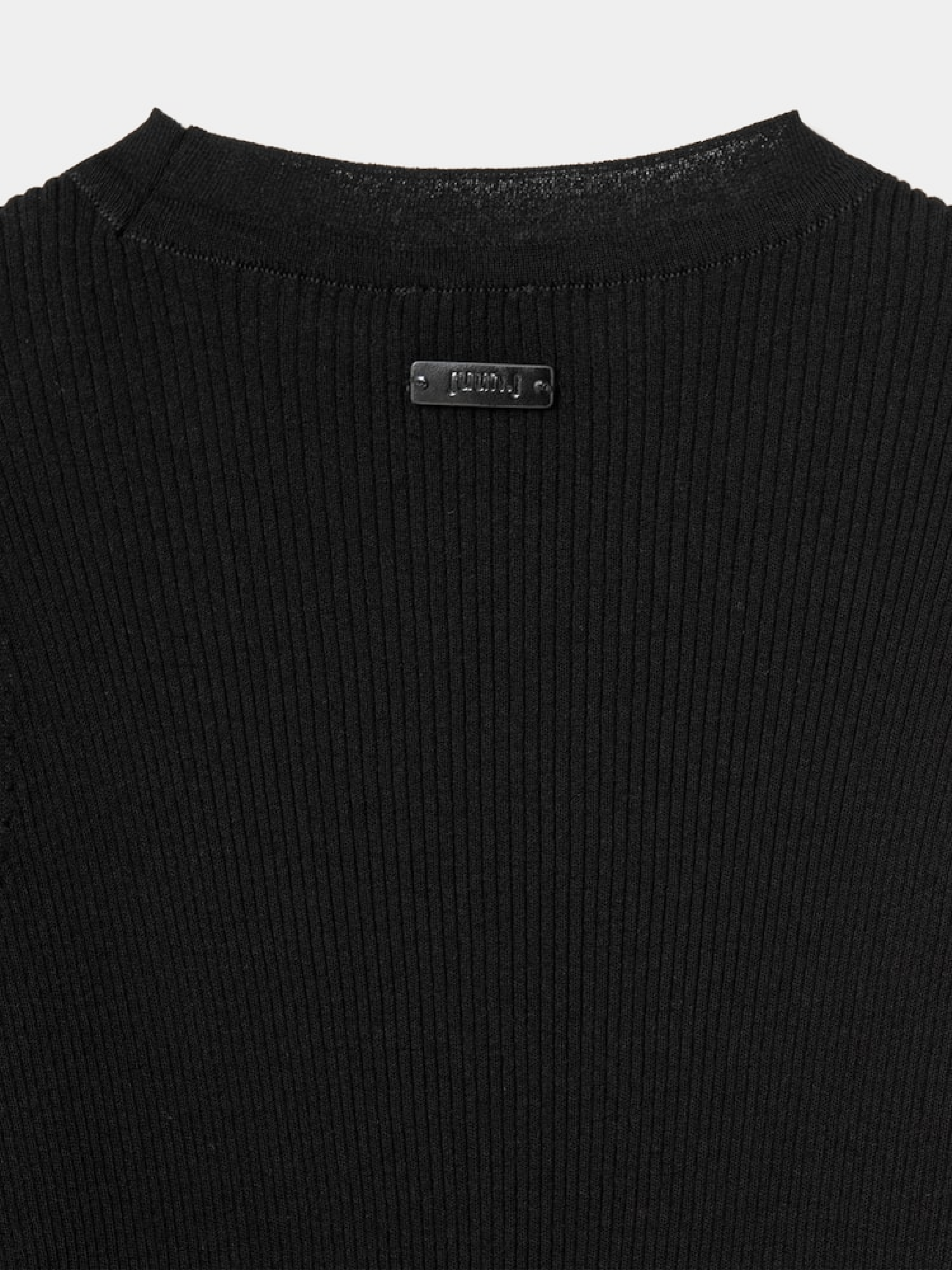 Женский пуловер JUUN.J See Through Round Neck Black