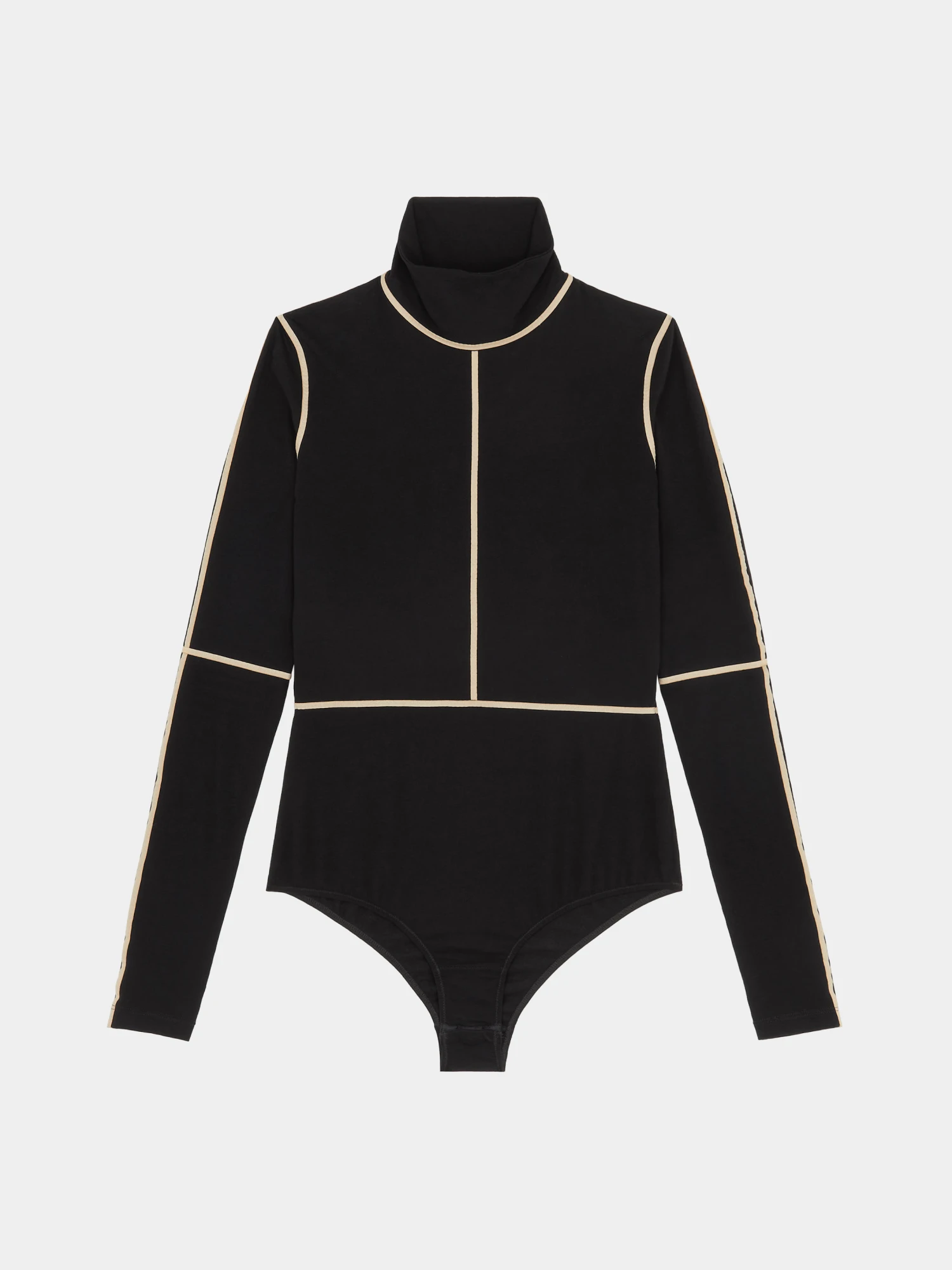 Женский бадлон MM6 Maison Margiela Contrast Black