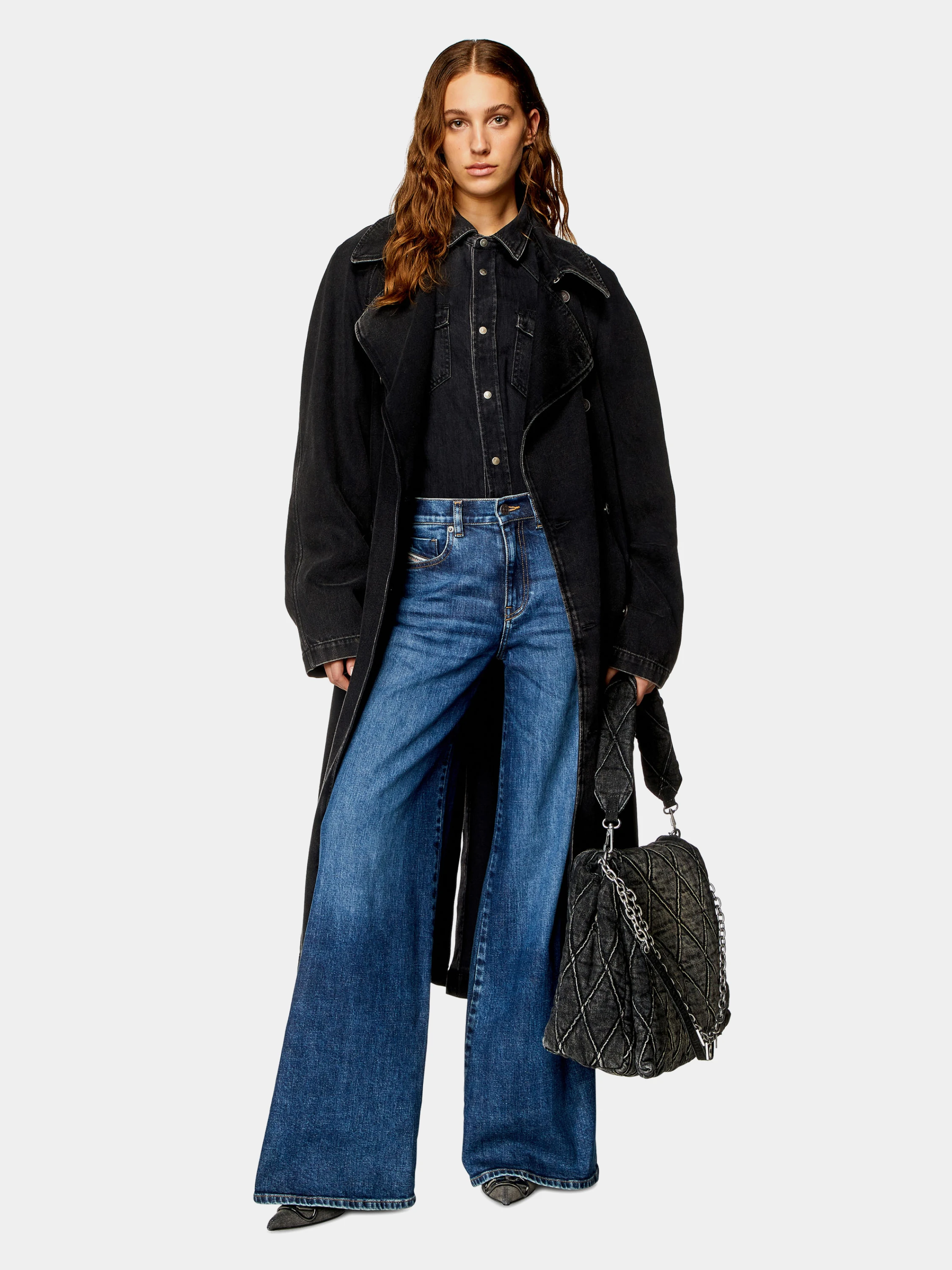 Женские джинсы Diesel 1978 D-Akemi L.32 Pantaloni Blue