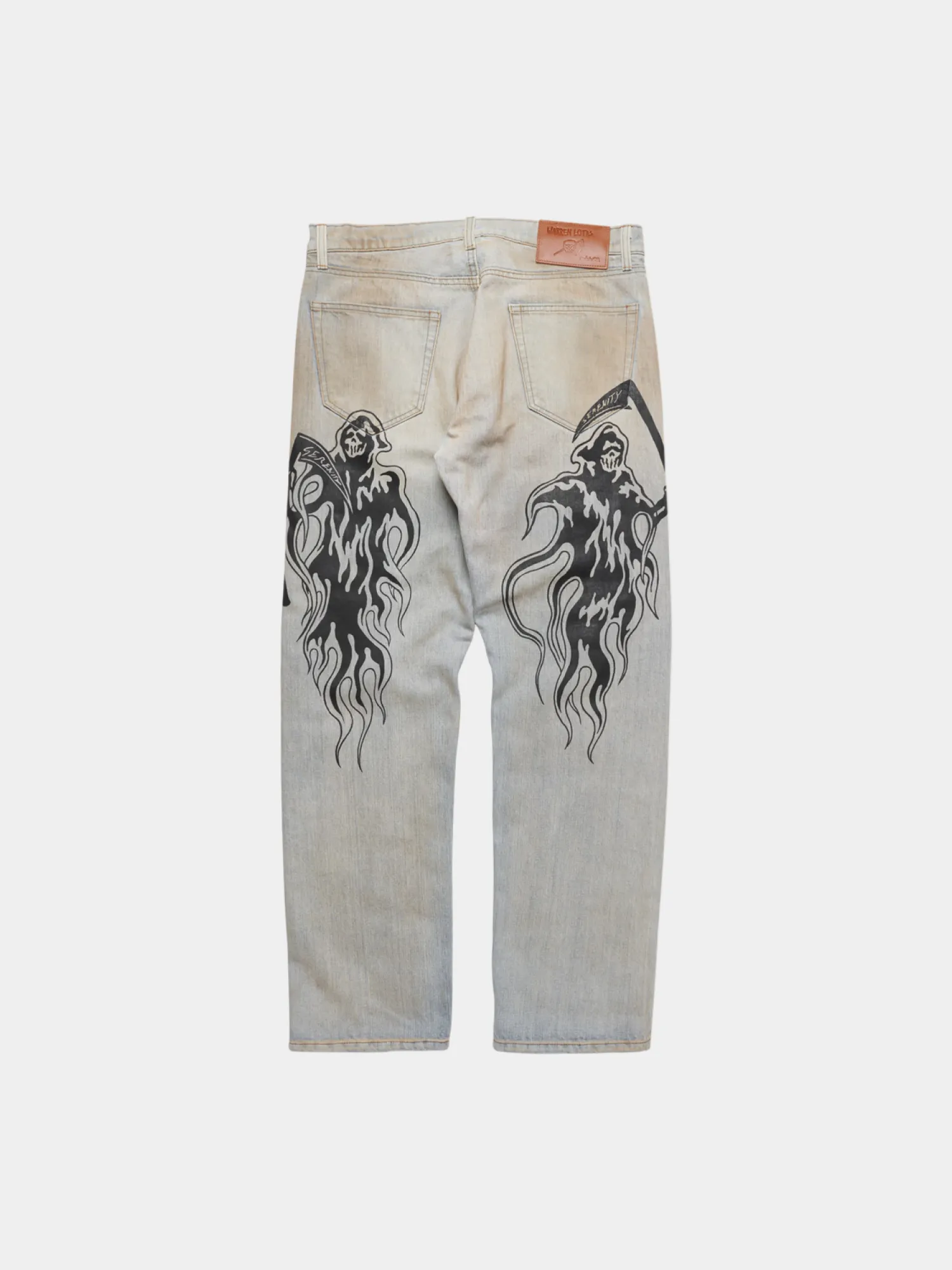 Джинсы WARREN LOTAS Reaper Denim Flannel Lined Pants Blue