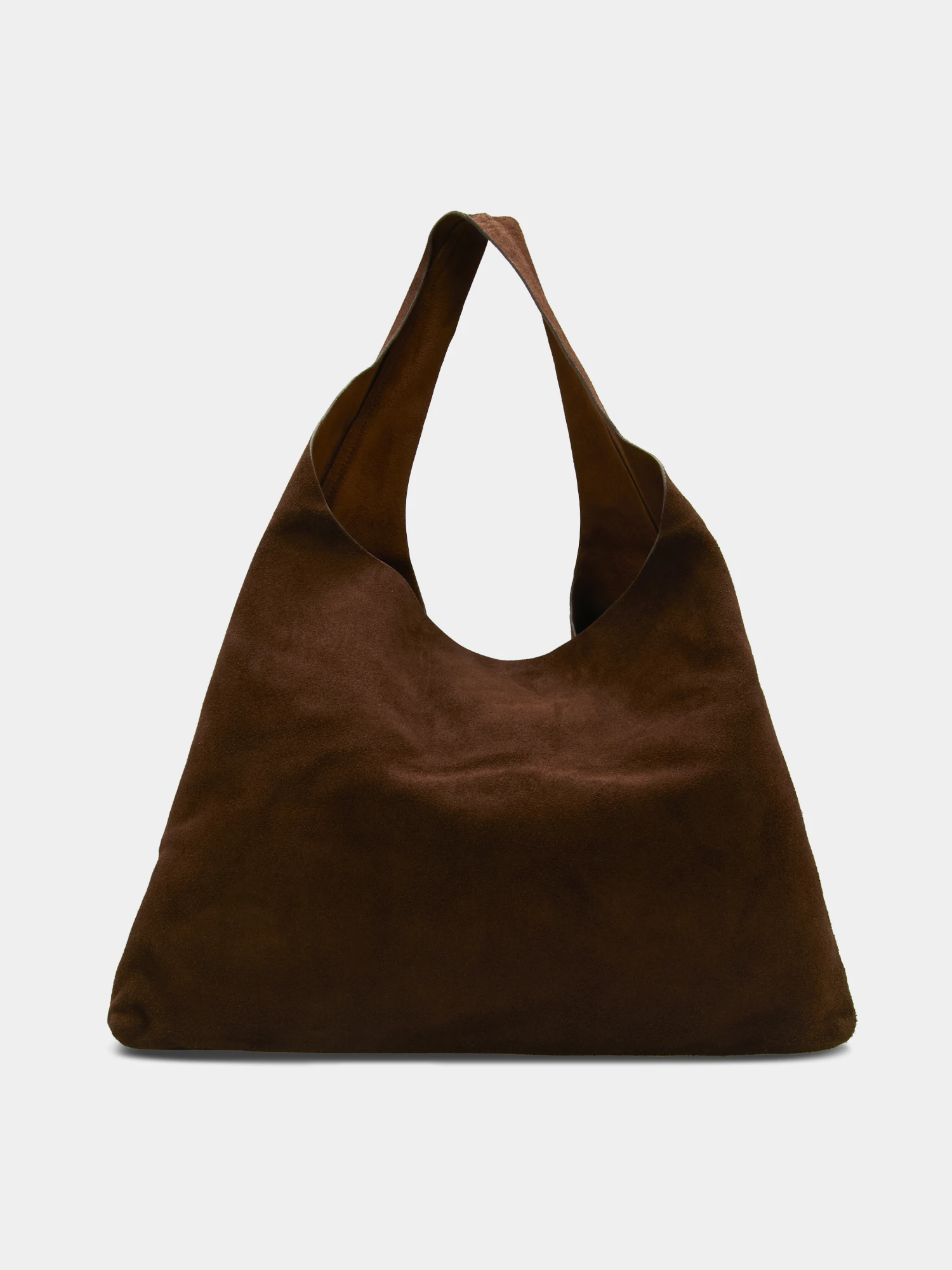 Сумка LE17SEPTEMBRE Suede Hobo Large Brown