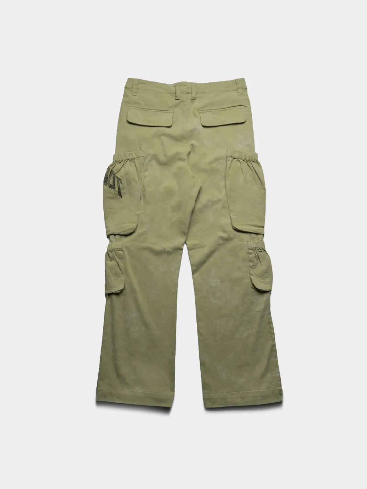 Брюки HONOR THE GIFT Twill Cargo Wide Leg Green