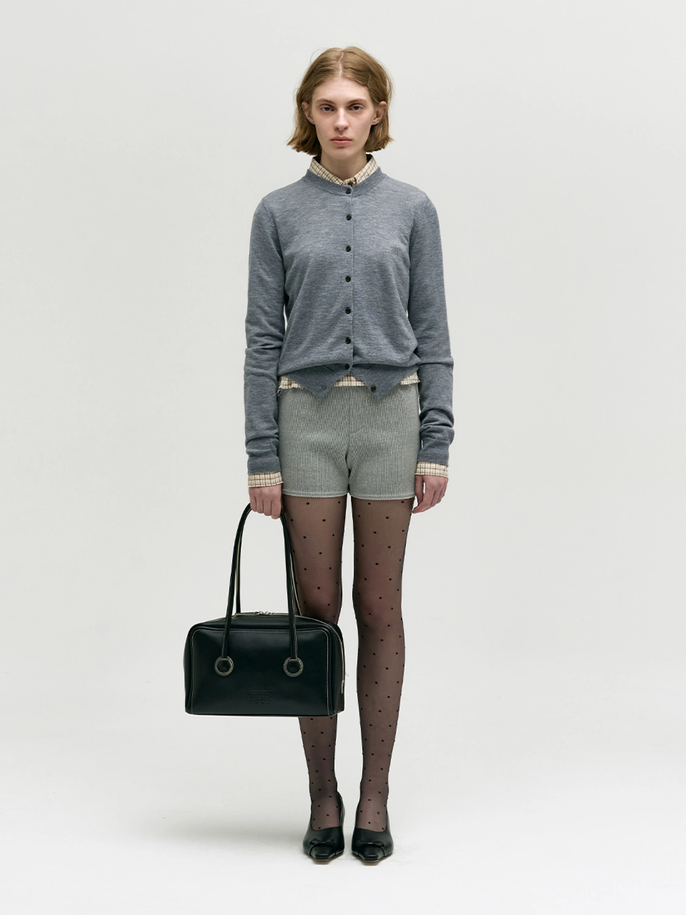 Женская сумка MARGESHERWOOD Soft Boston Black Plain