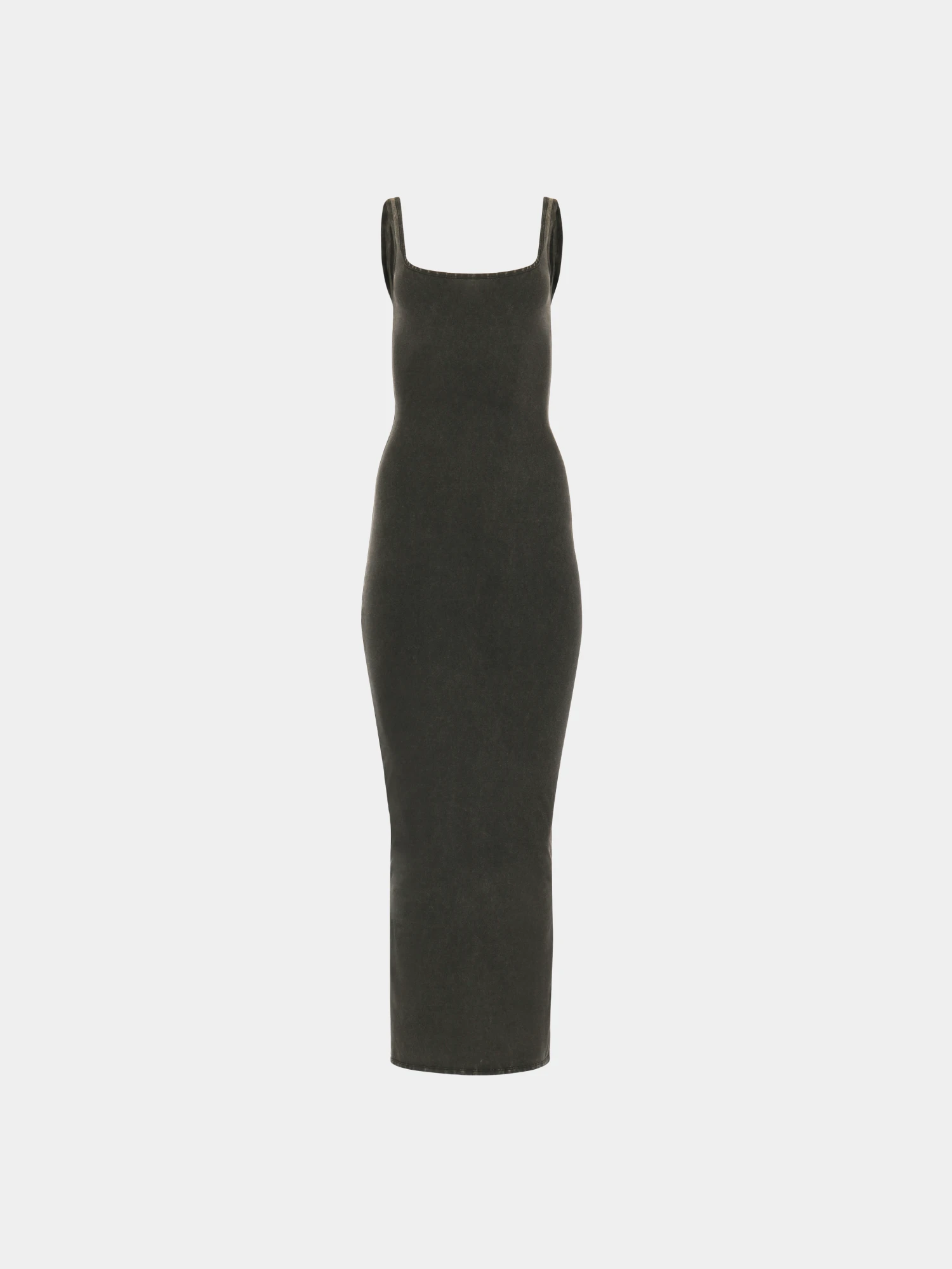 Женское платье entire studios Square Neck Maxi Washed Black