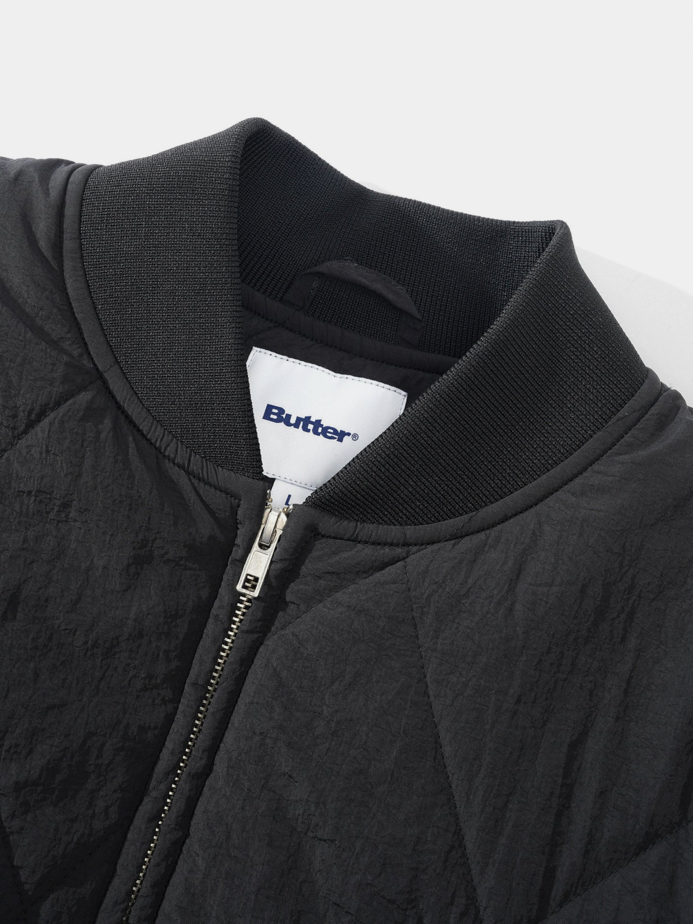 Бомбер Butter Goods Frenzy Work Jacket Black