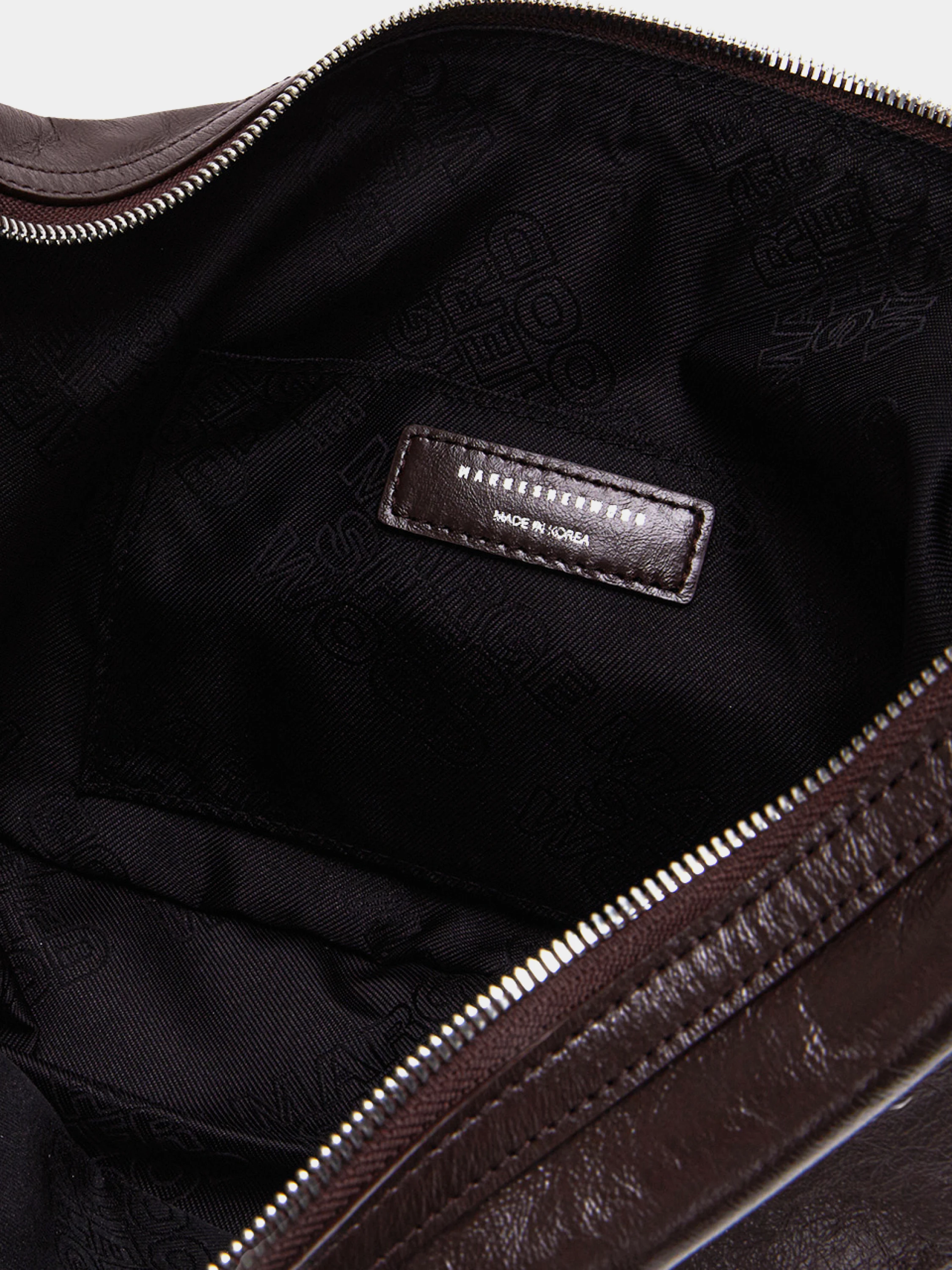 Сумка MARGESHERWOOD Belted Hobo Medium Dark Brown