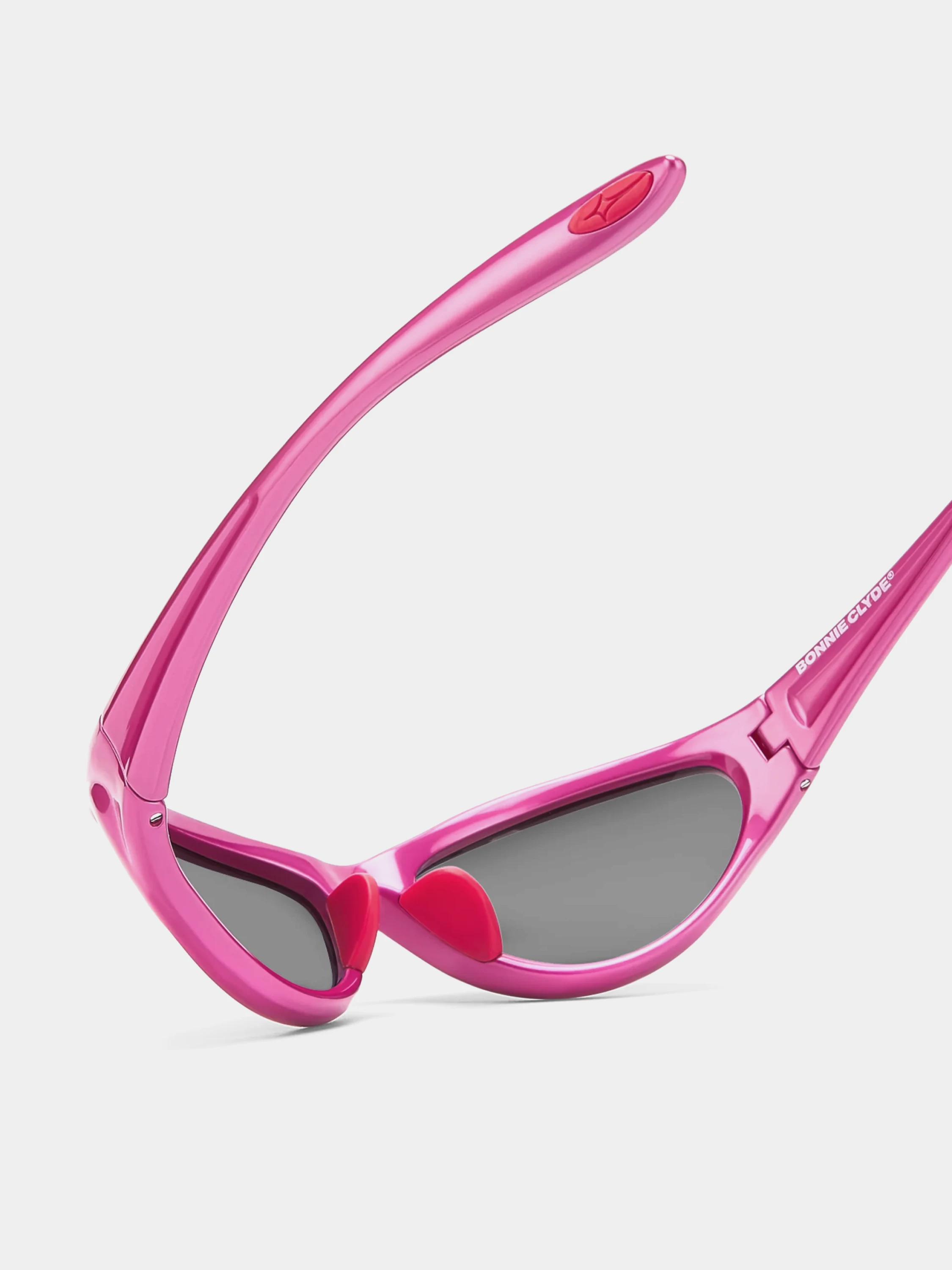 Очки Bonnie Clyde Angel Metallic Pink & Pink Mirror