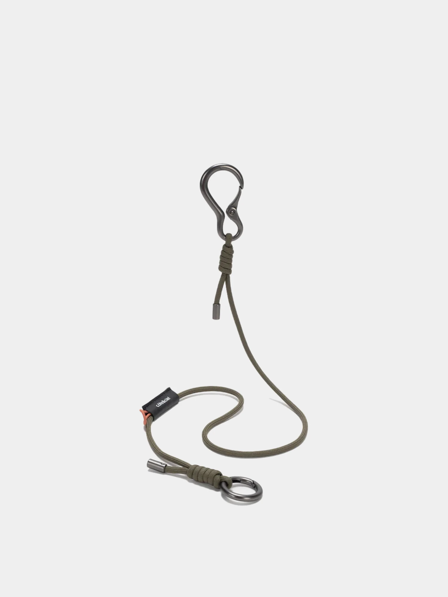 Карабин COTE&CIEL Keychain LetGo Cord Cargo Green/Matte Gunmet