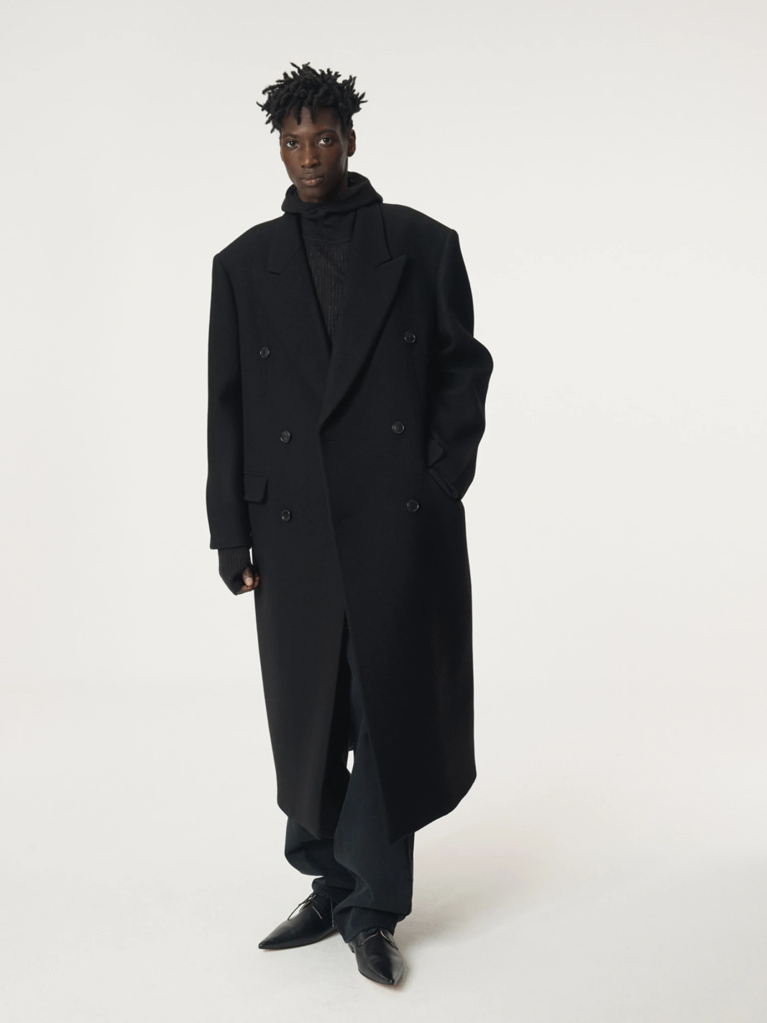 Пальто Recto Classic Tailored Double Breasted Black