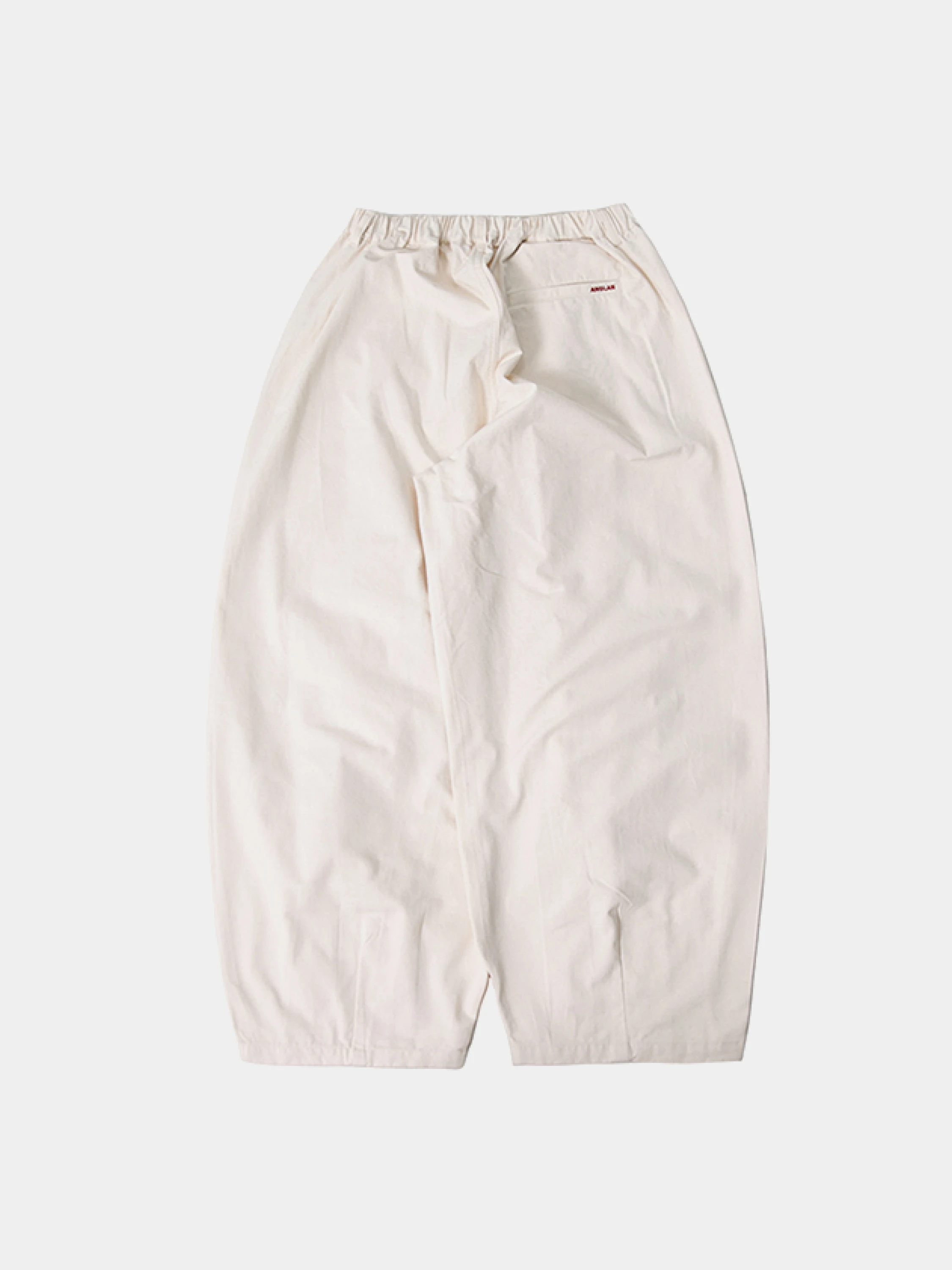 Брюки ANGLAN Unbalance Long Tuck Balloon Pants Ivory