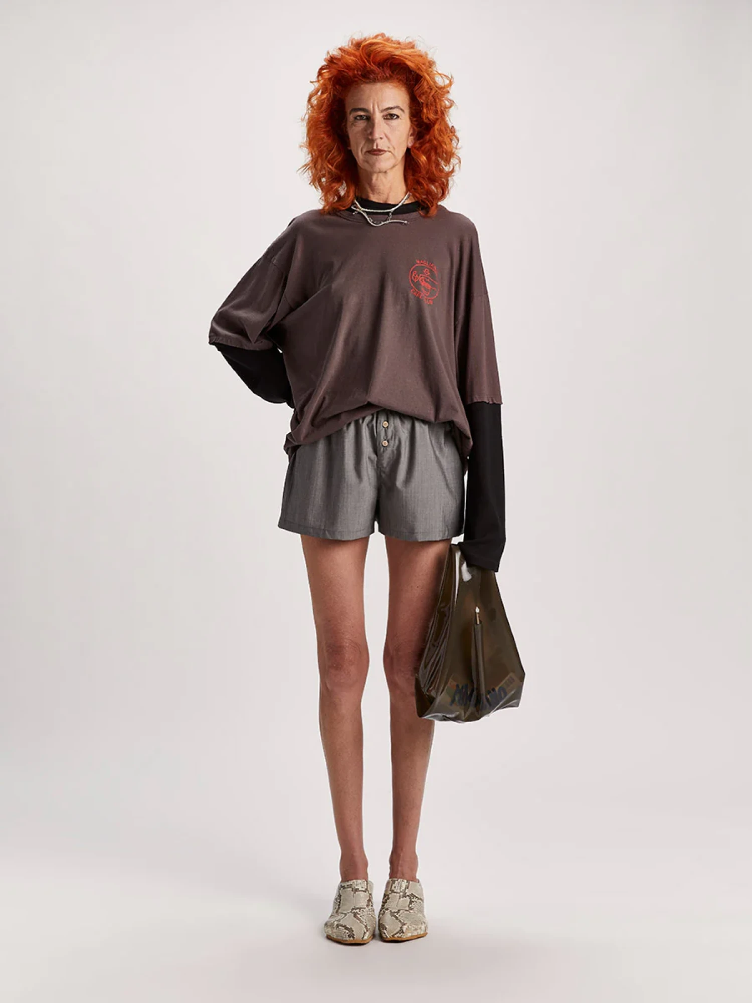 Лонгслив Magliano Trauma Brown