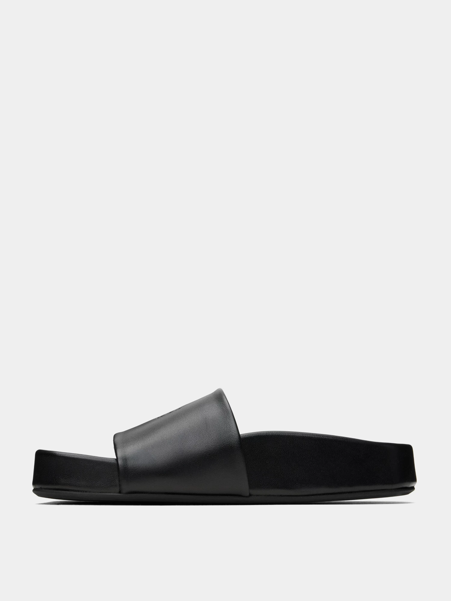 Сланцы MM6 Maison Margiela Leather Black