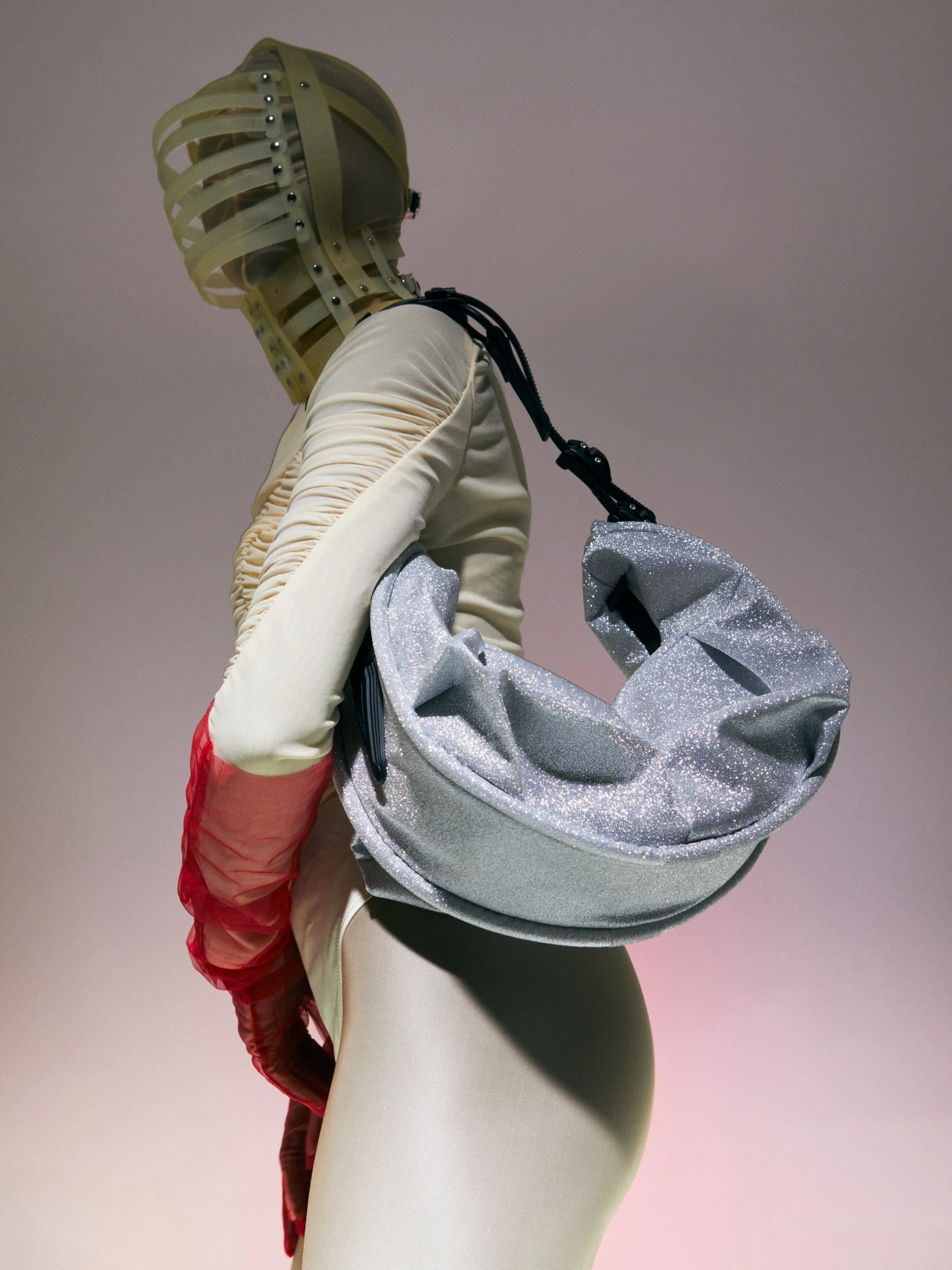 Сумка INNERRAUM Object HM02 Small Half Moon 3D Stardust