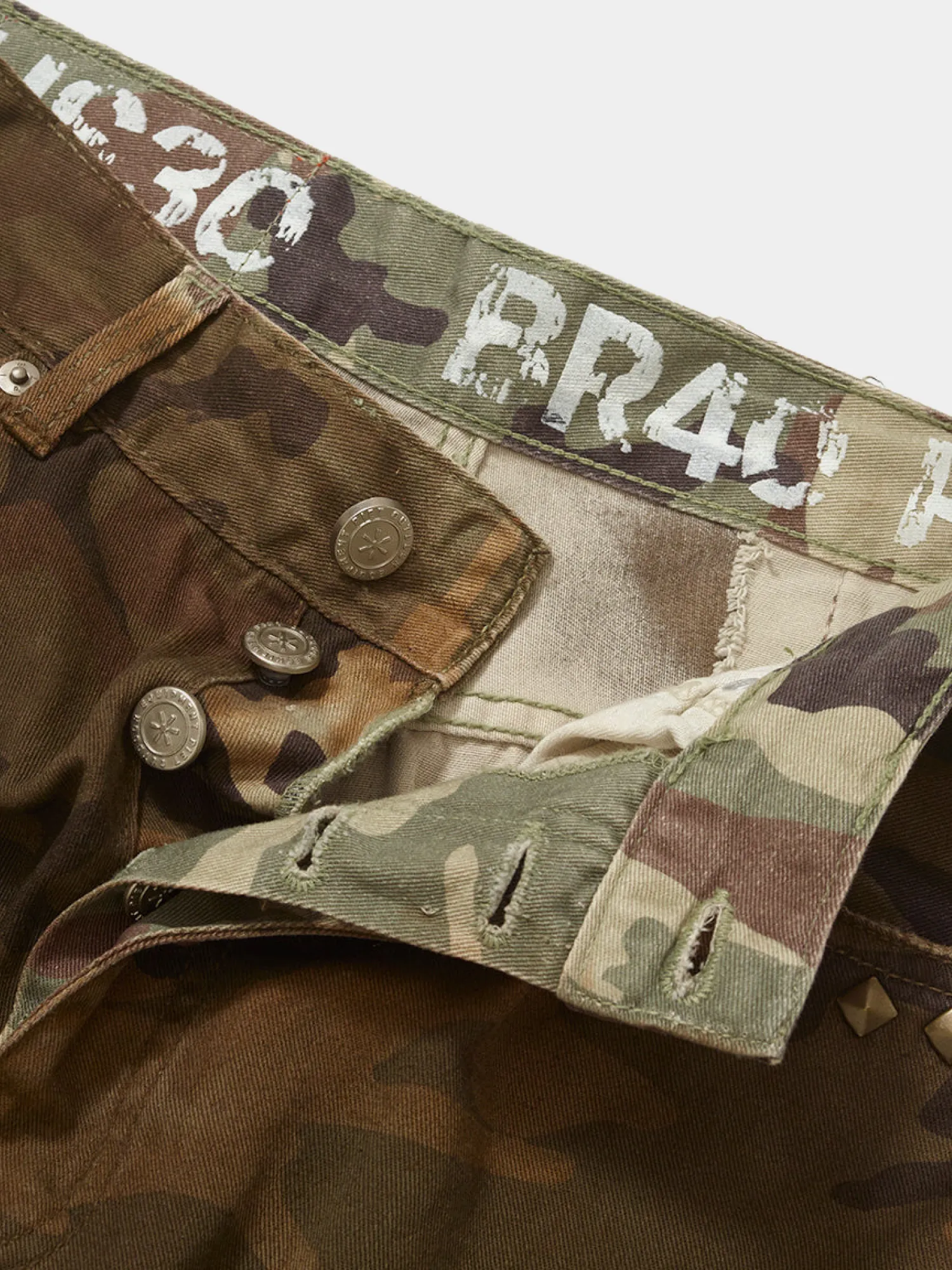Джинсы PIET Distressed Camo Oversized