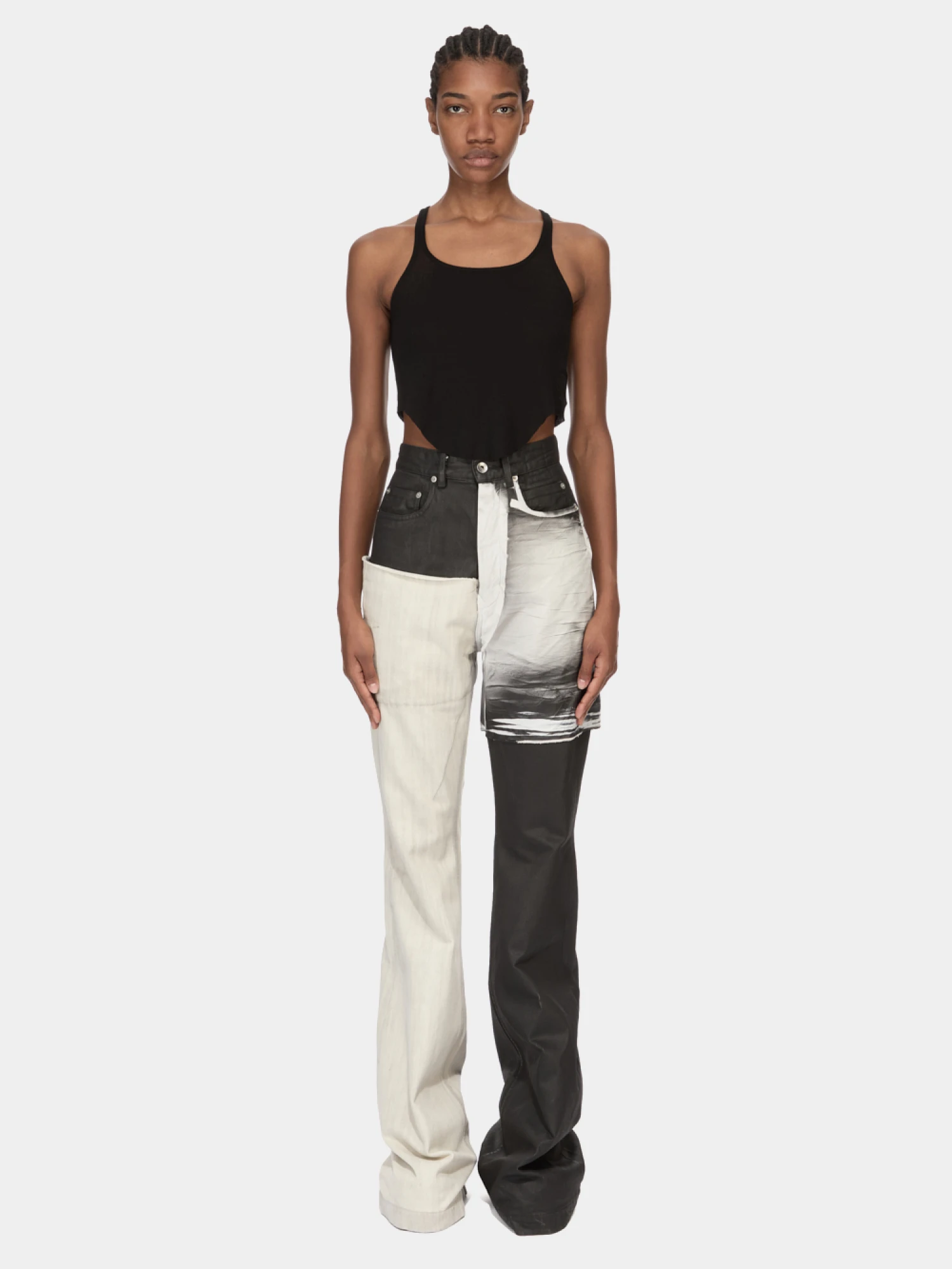 Женский топ RICK OWENS DRKSHDW Temple Basic Cropped Black