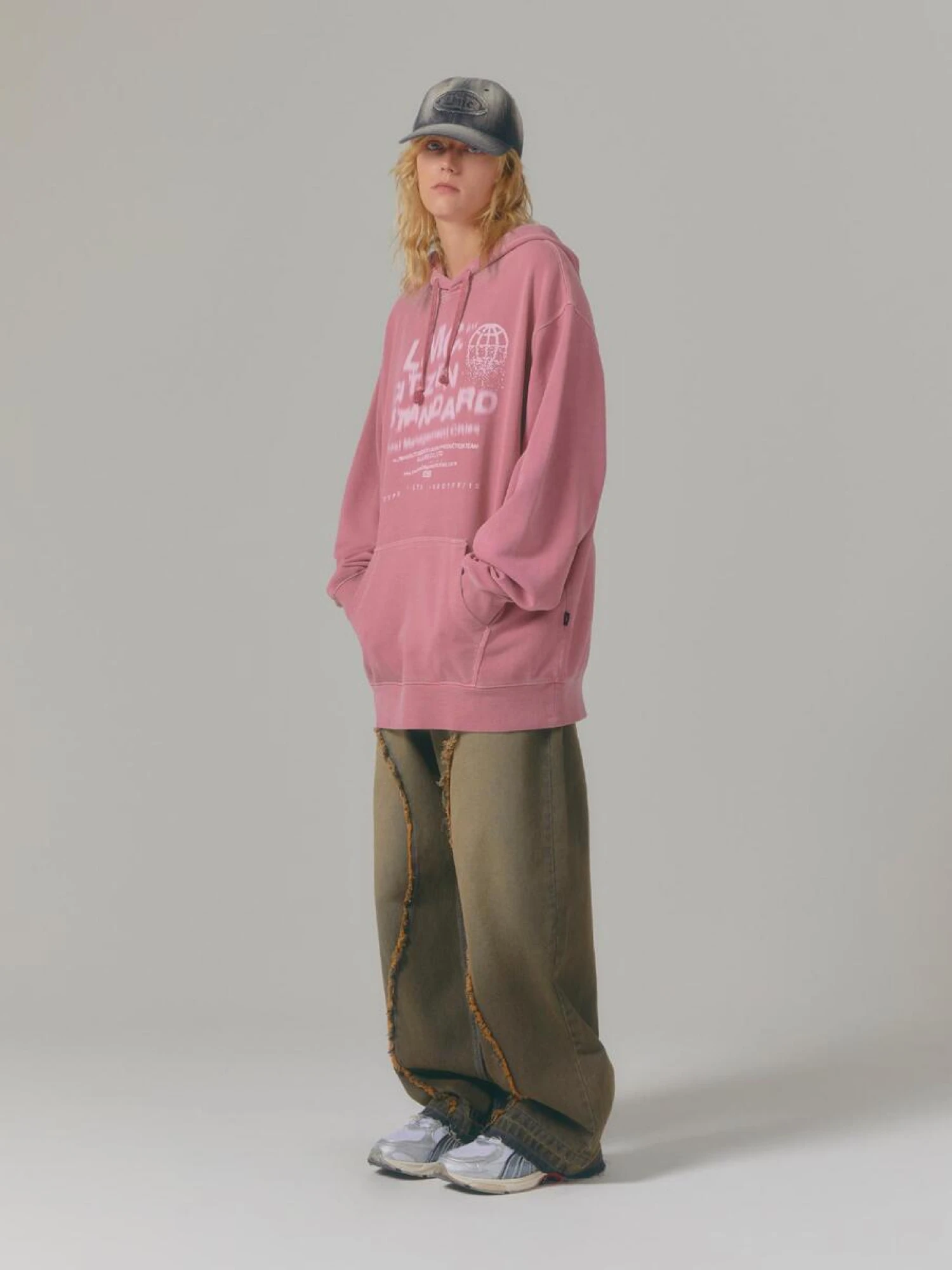 Худи LMC Overdyed Citizen Standard Hoodie Pink
