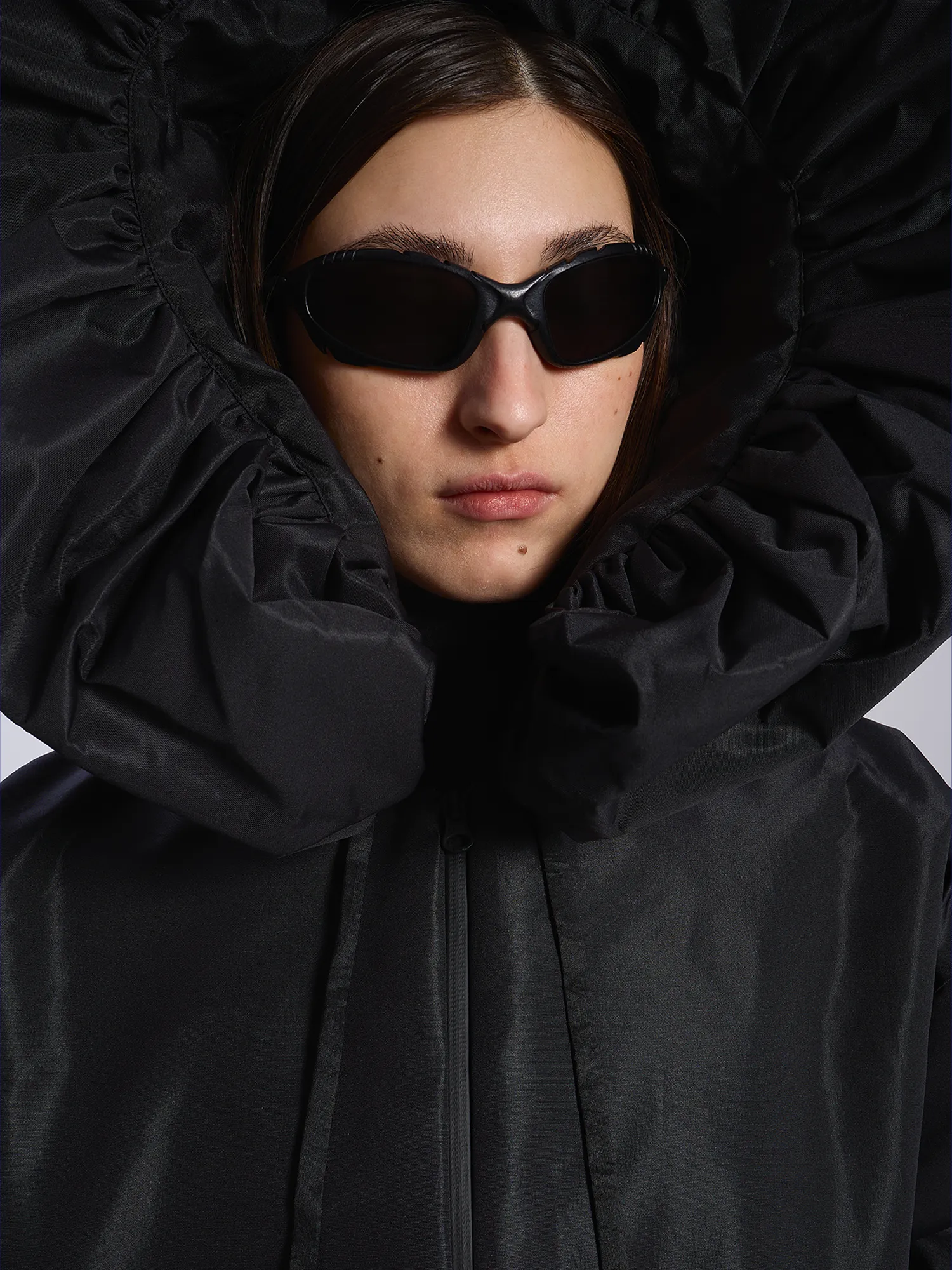 Куртка YUME YUME Zip Up Coat Nylon Black