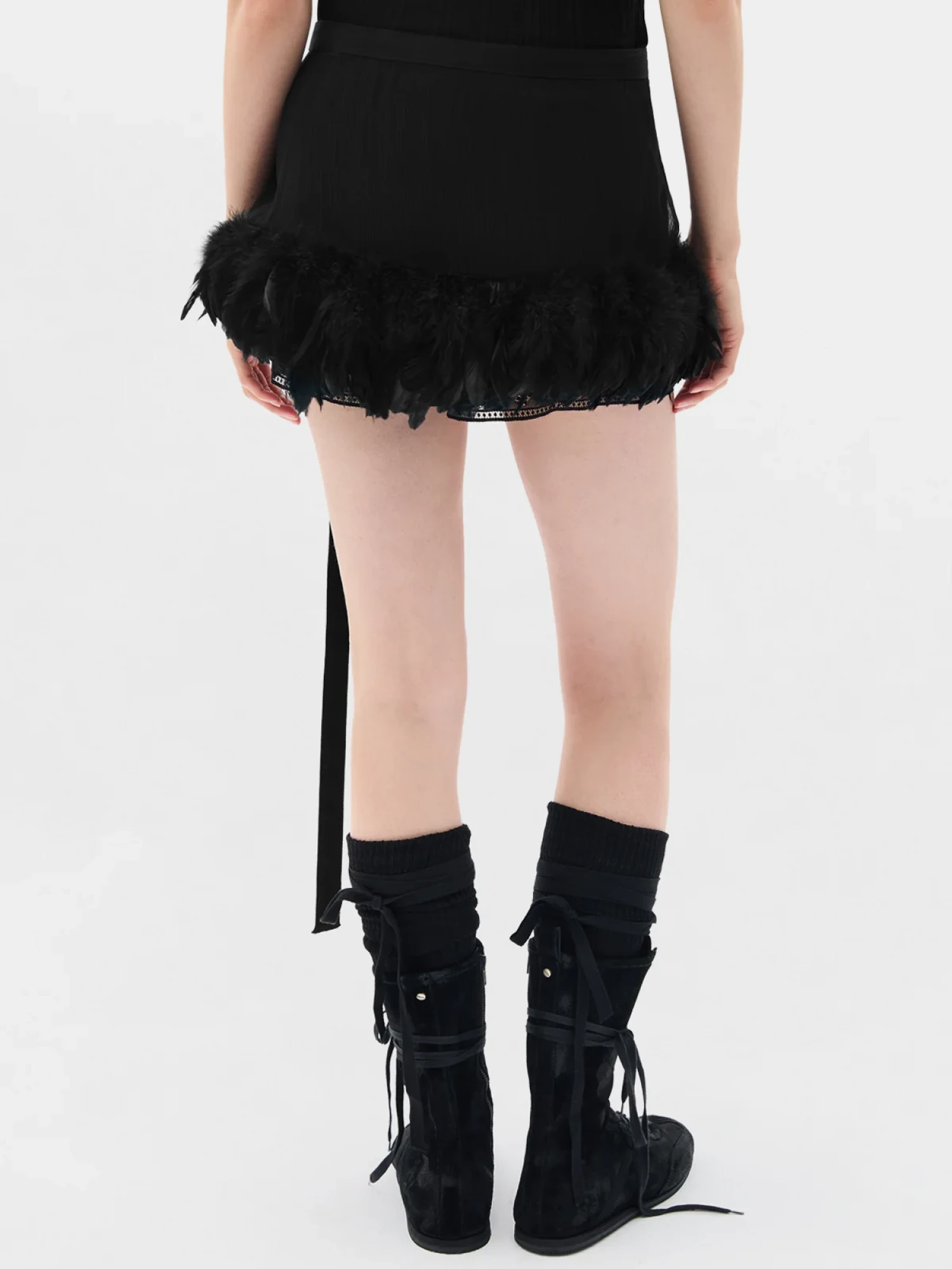 Женские гольфы Ann Demeulemeester Jost Knee-High Black