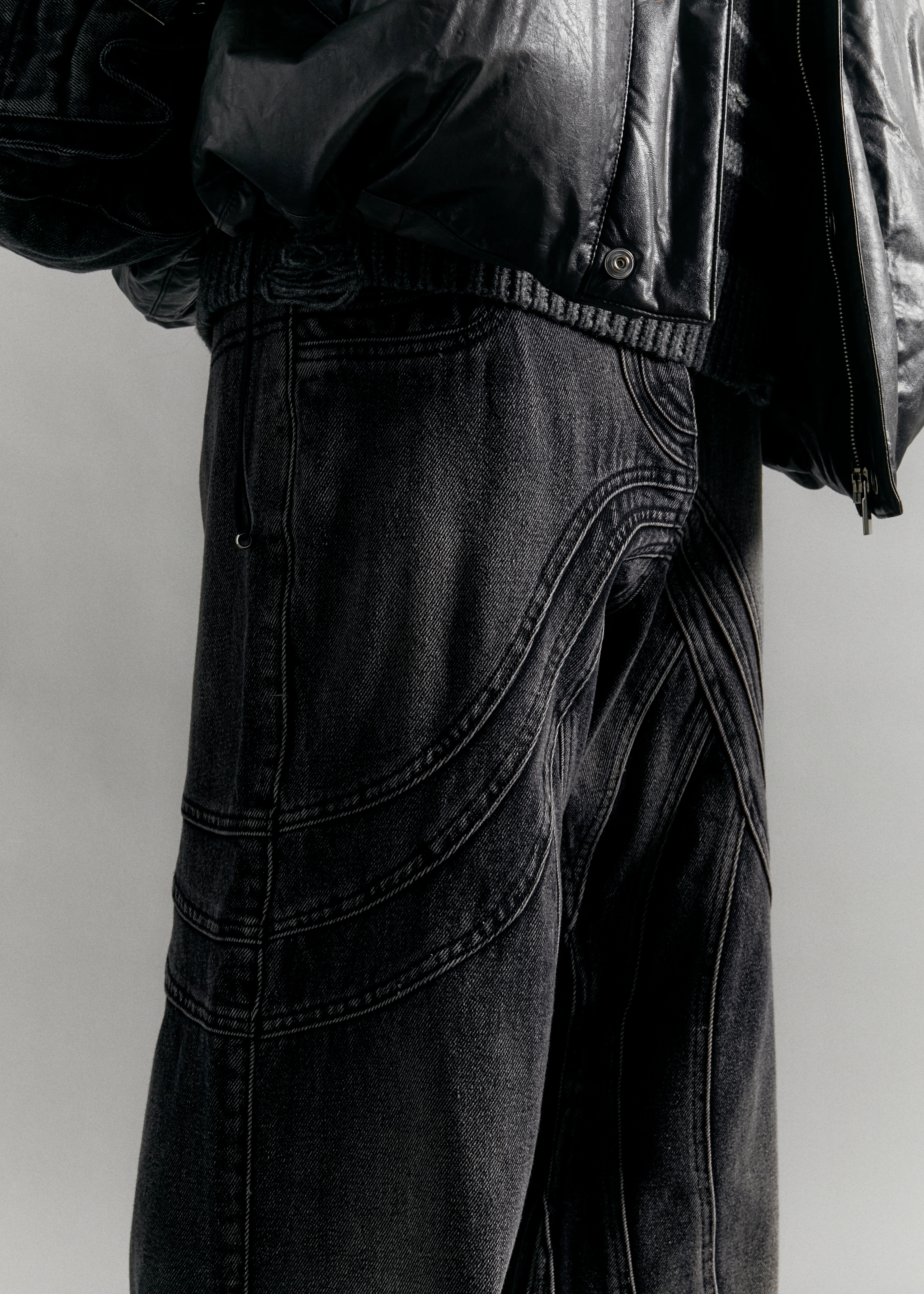 Джинсы NO/FAITH STUDIOS Wave Denim Black