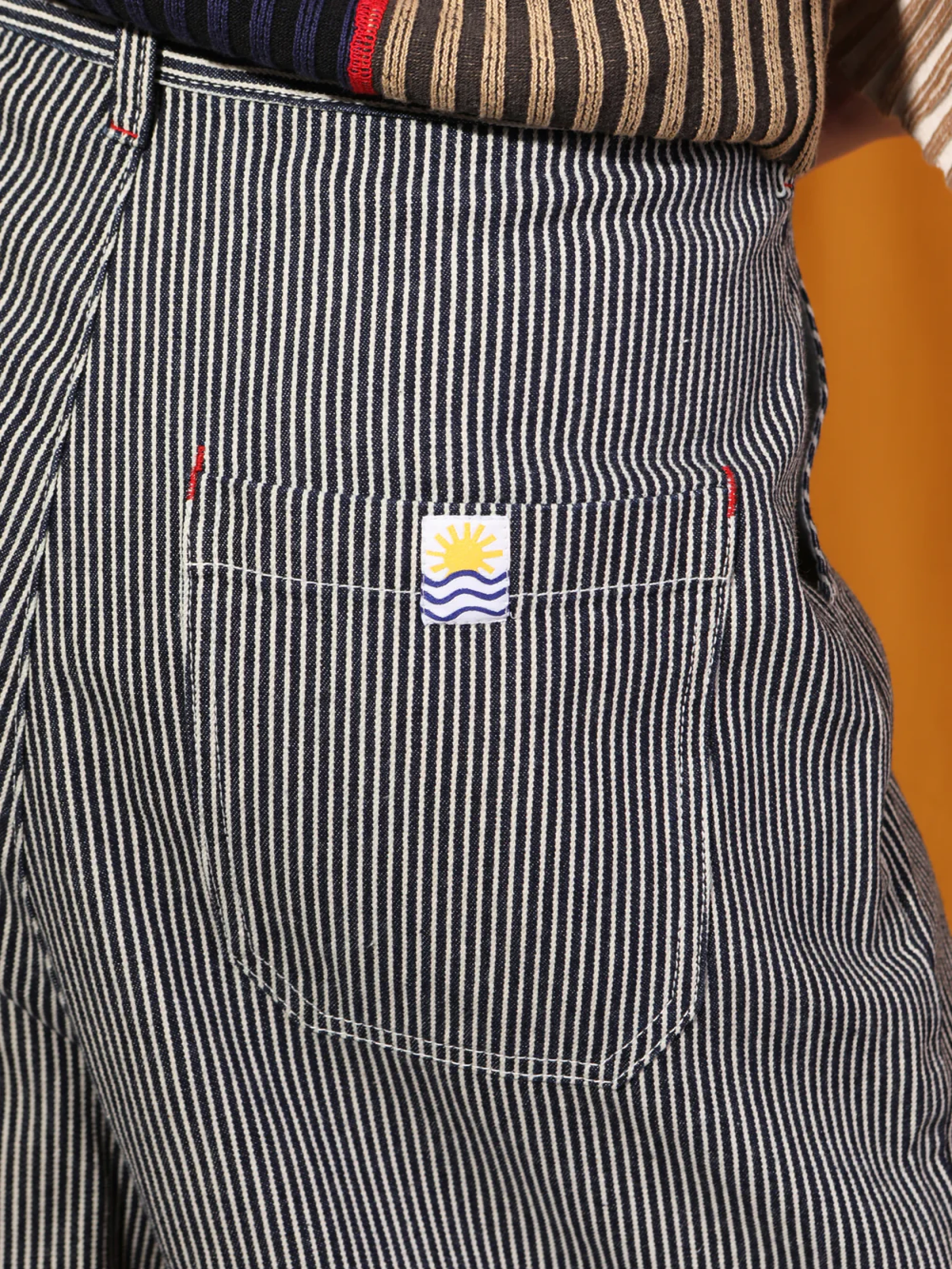 Женские брюки LF Markey Mega Slacks Indigo Stripe