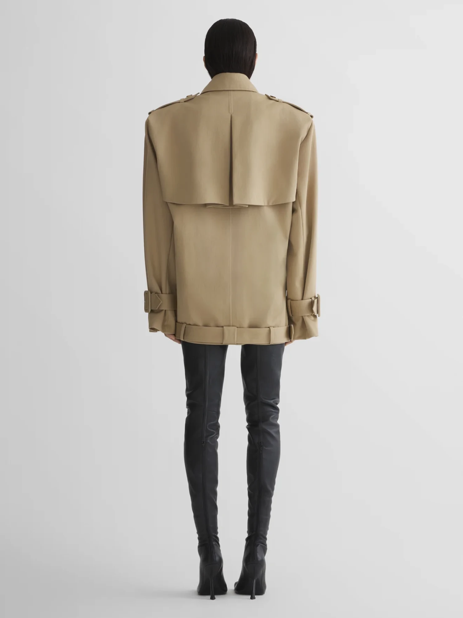 Женский тренч MUGLER Dropped Beige