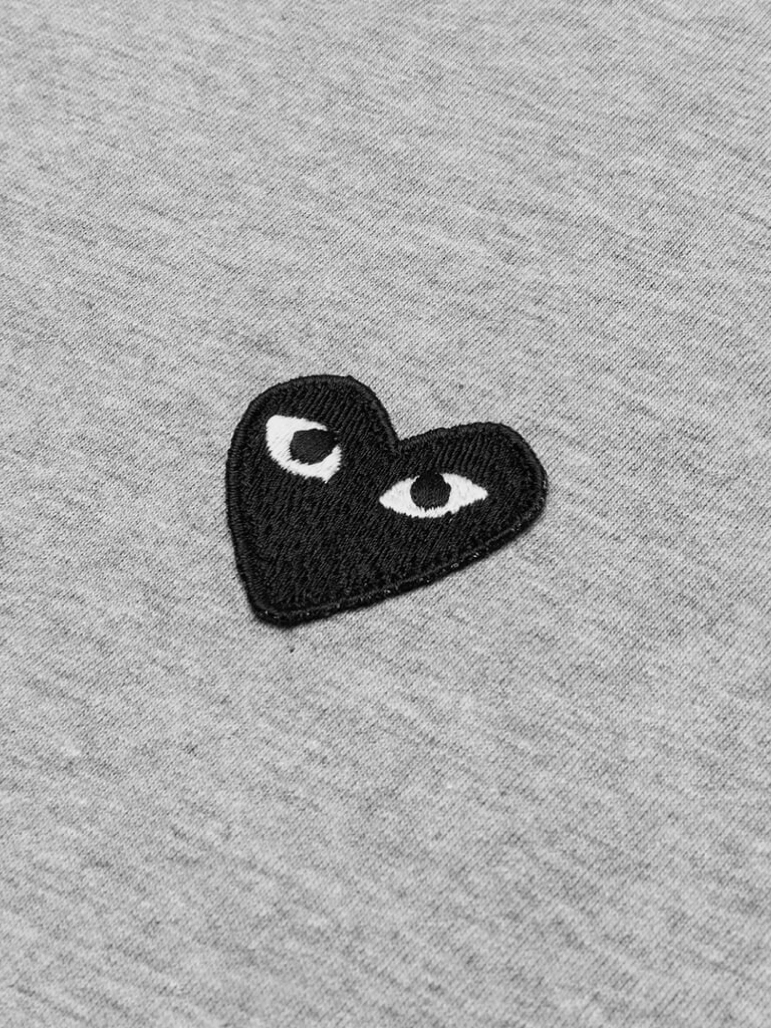 Футболка Comme des Garçons PLAY Black Heart Grey