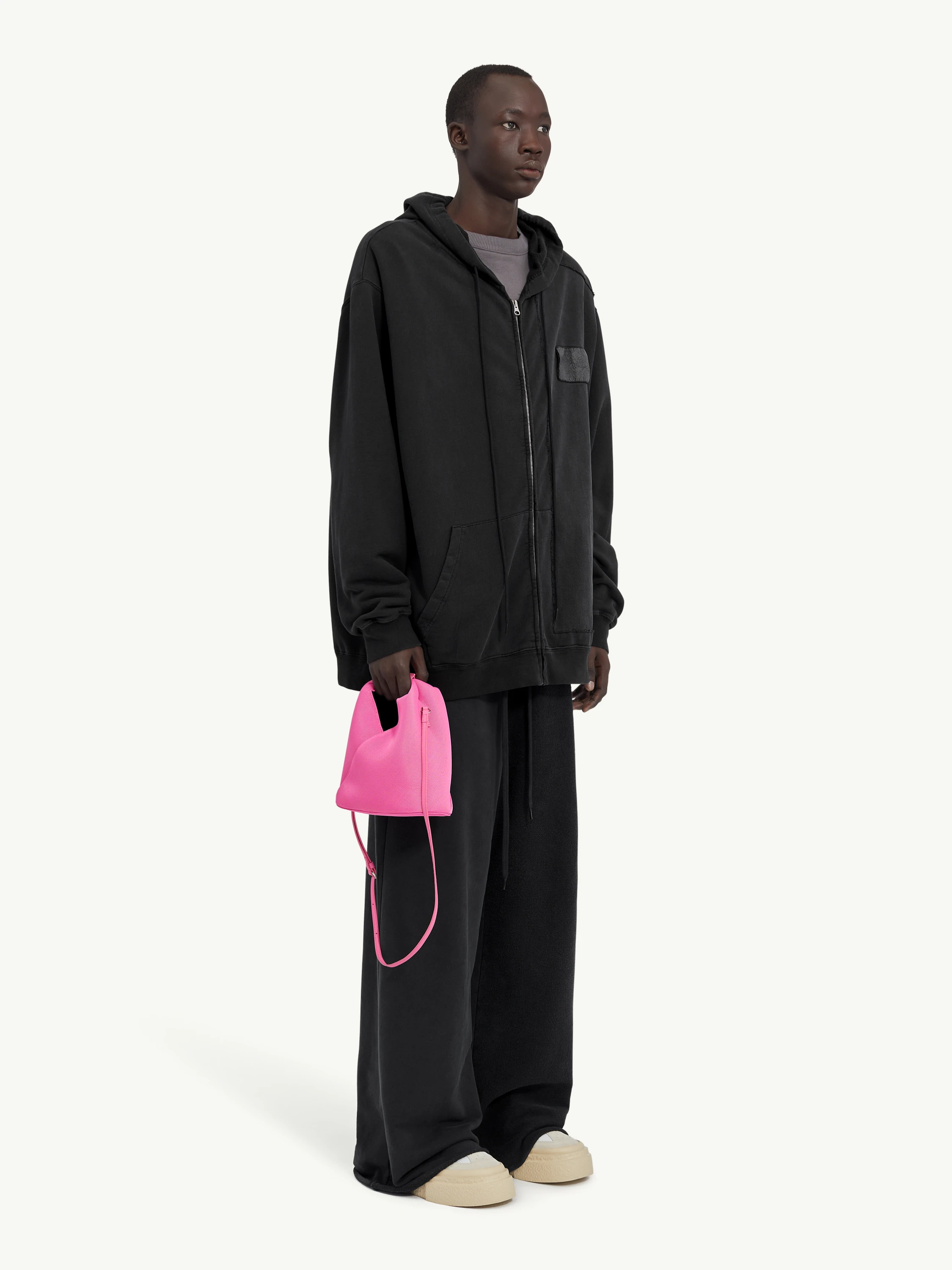 Зип-худи MM6 Maison Margiela Zip Up Logo Black