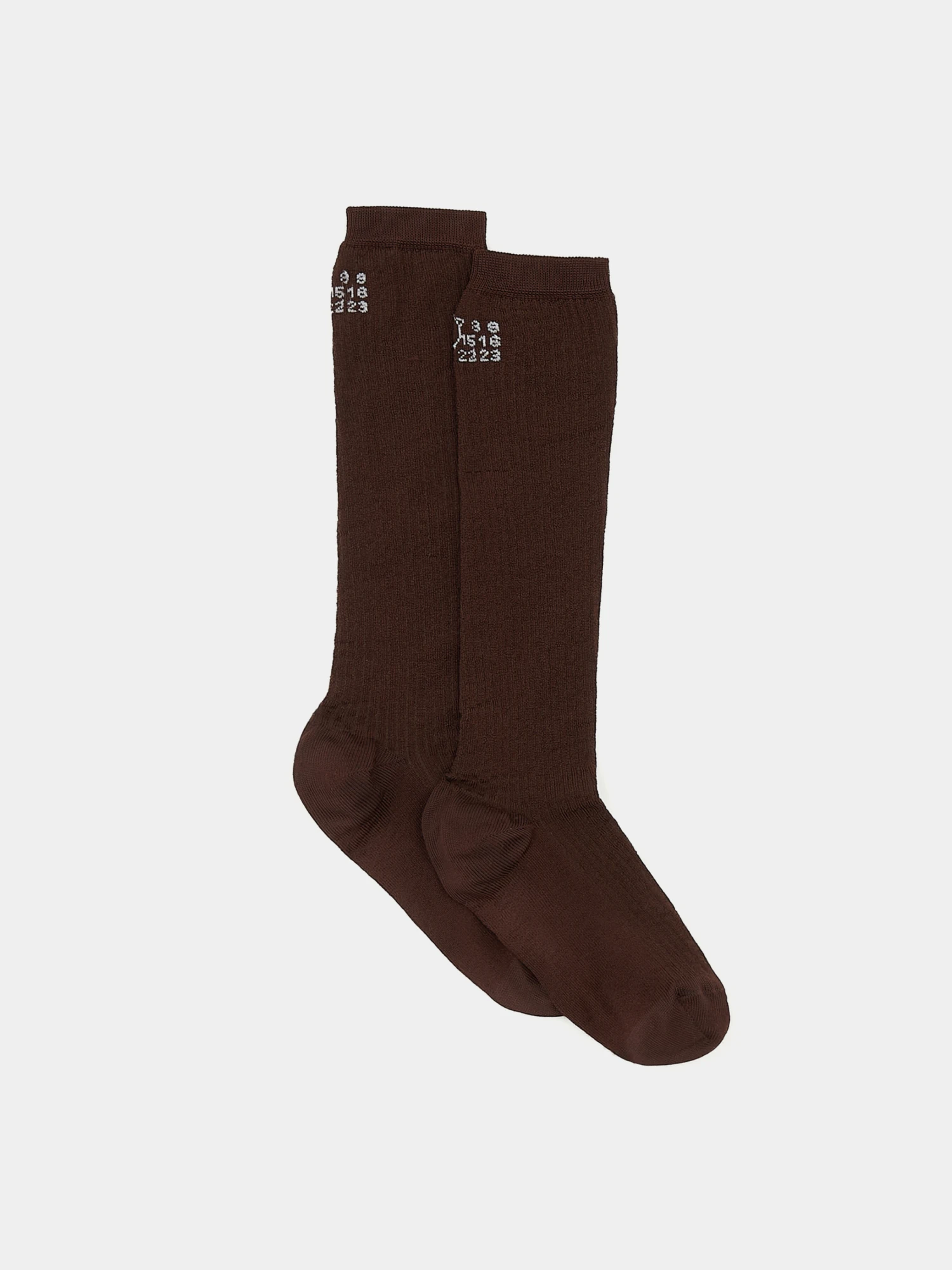 Носки MM6 Maison Margiela Bootleg Coffee Brown