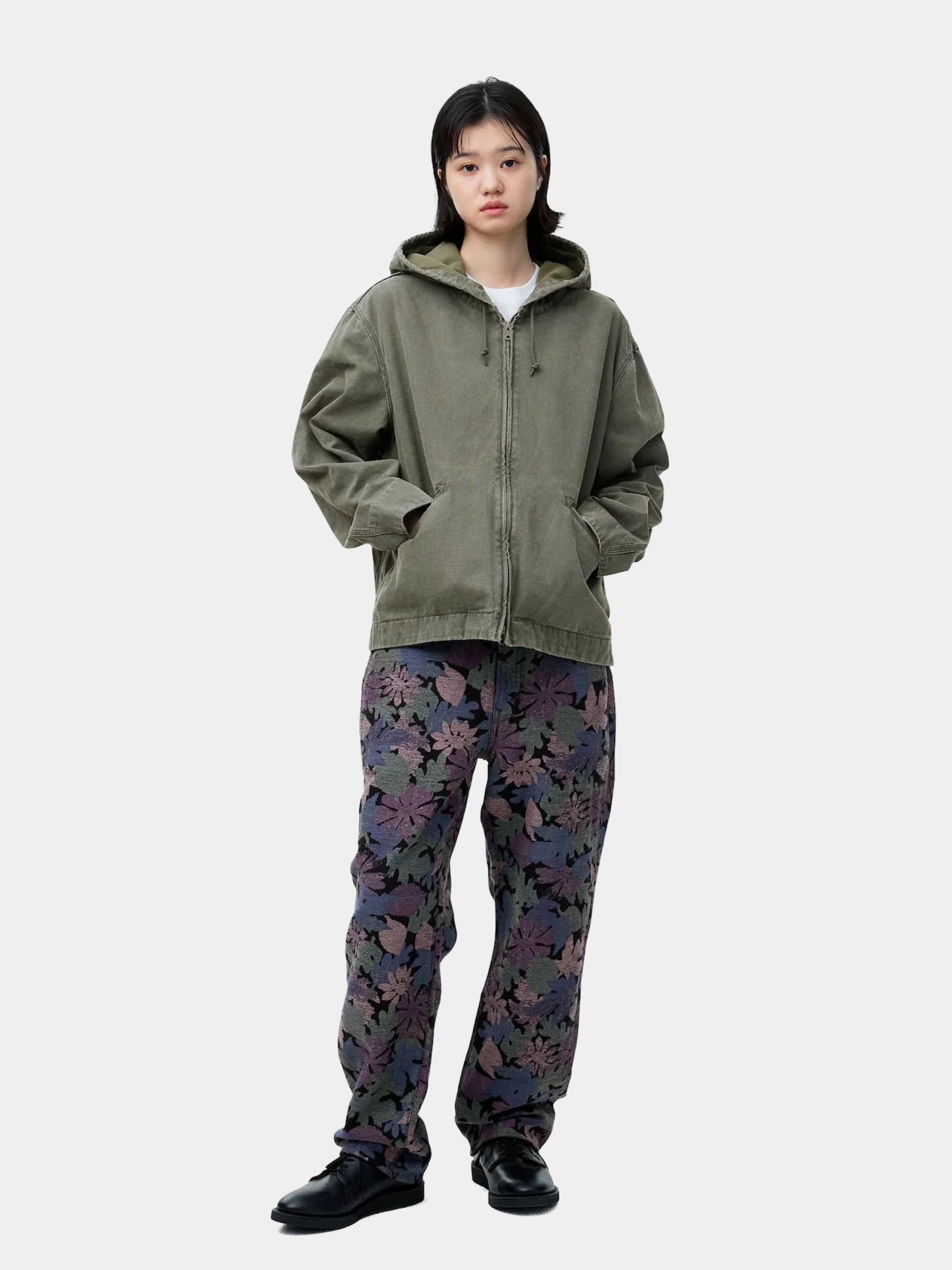 Джинсовая куртка thisisneverthat Washed Carpenter Olive Drab