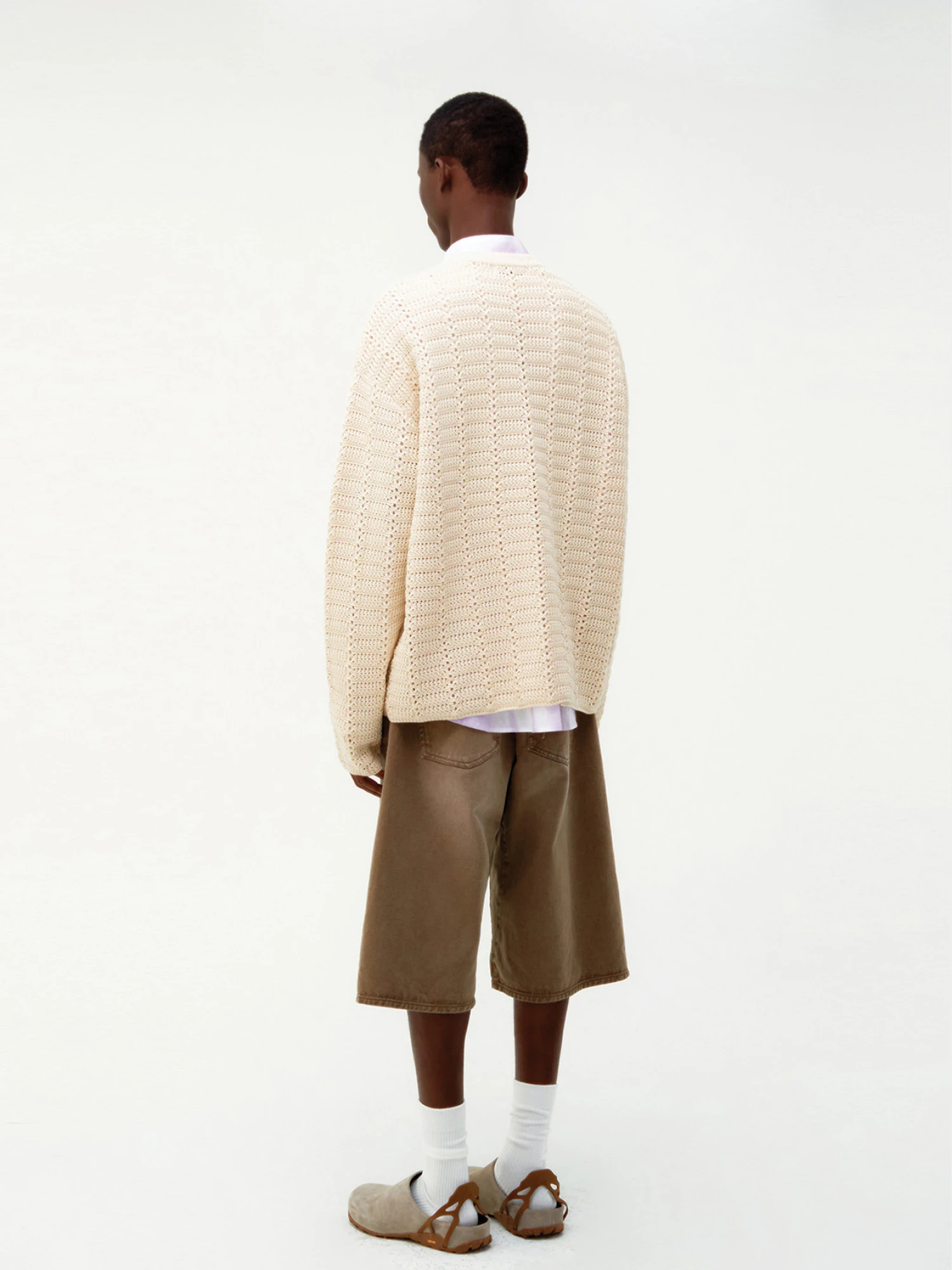 Шорты COOR Garment-Dyed Engineer Bermuda Brown