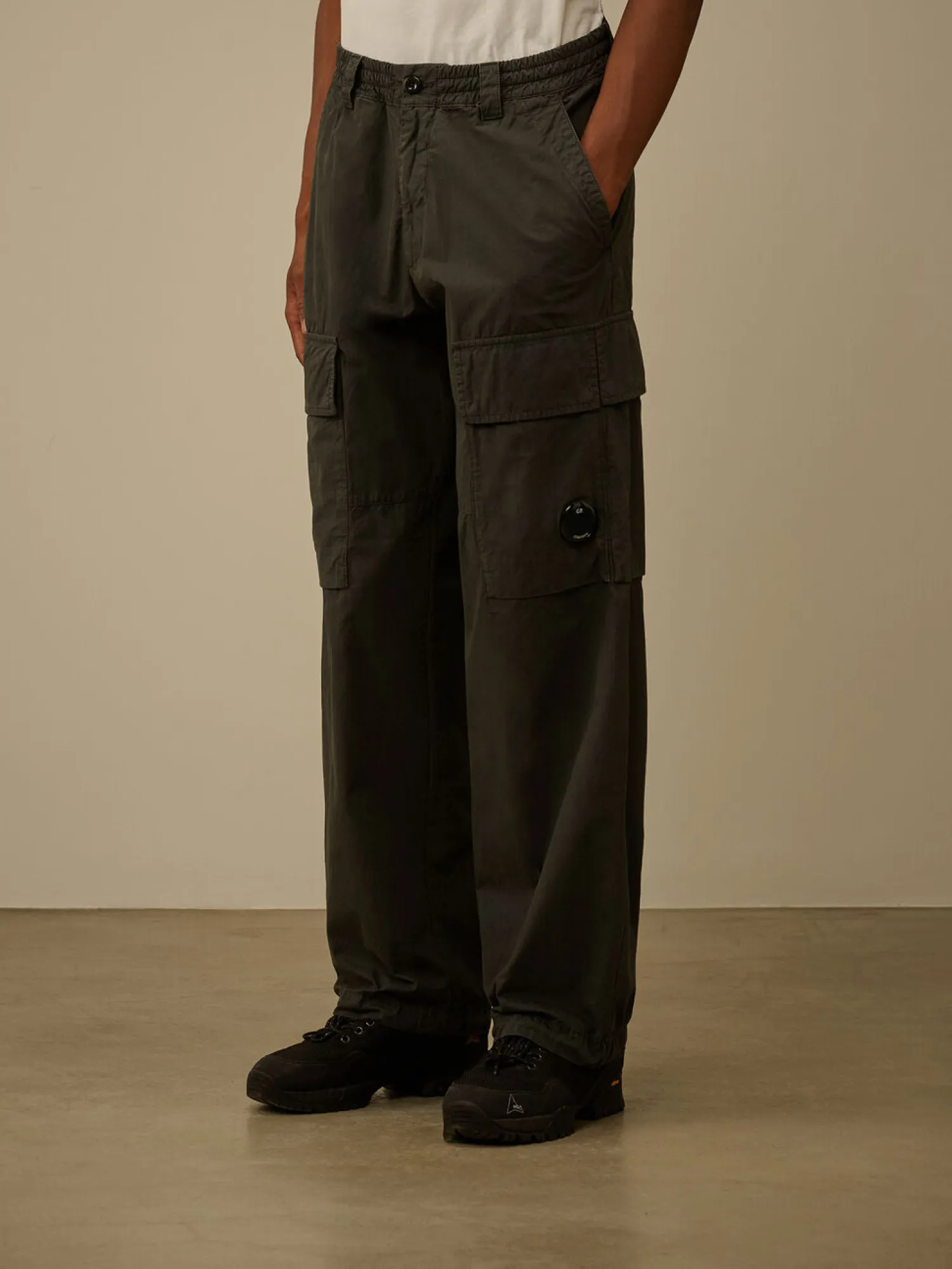 Брюки C.P. Company Microreps Boxy Cargo Dark Shadow
