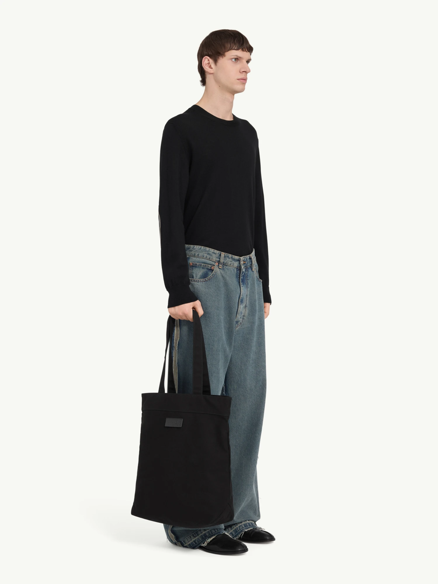 Джинсы MM6 Maison Margiela Frayed Denim Grey
